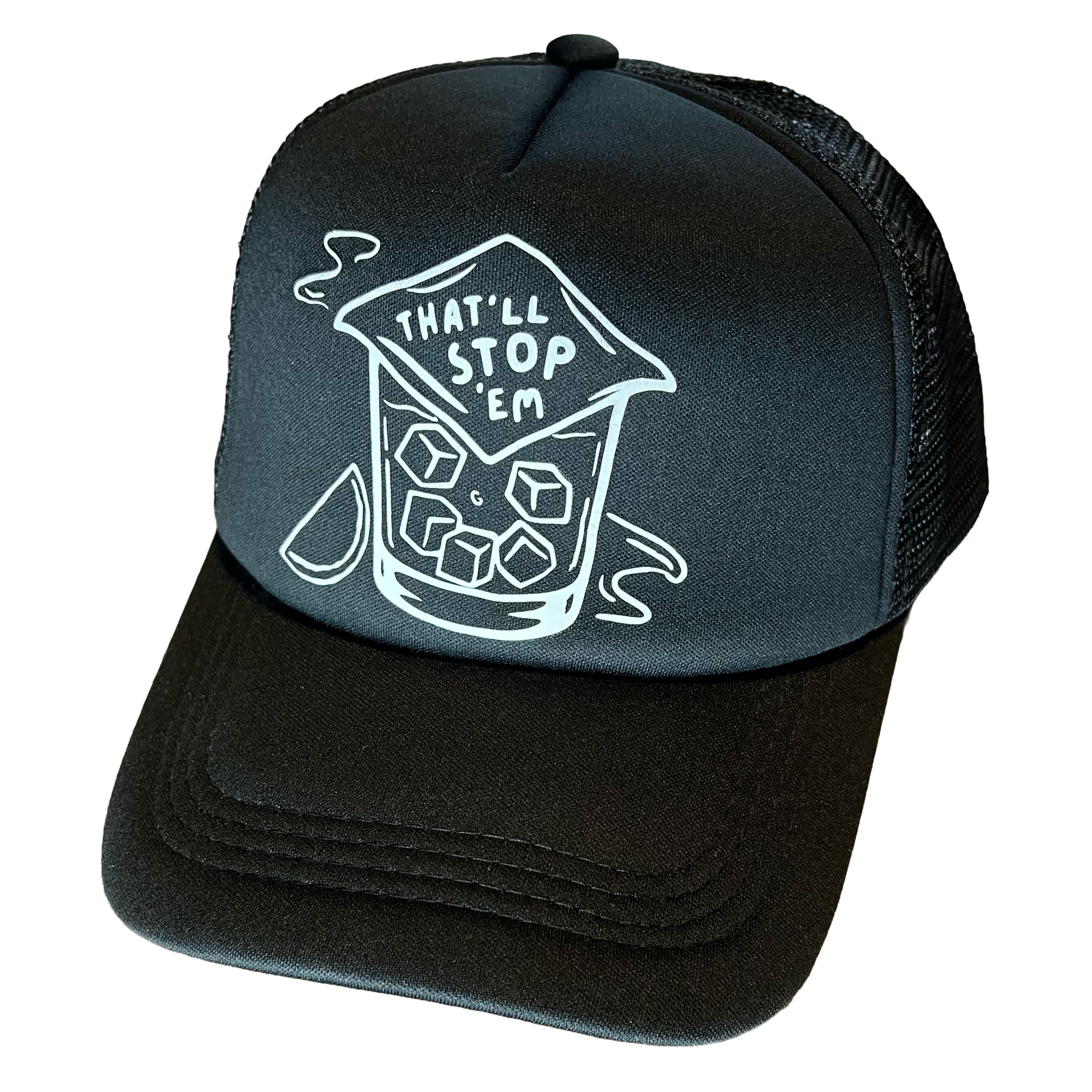 Napkin On Drink - Hat by Garret Schwartz