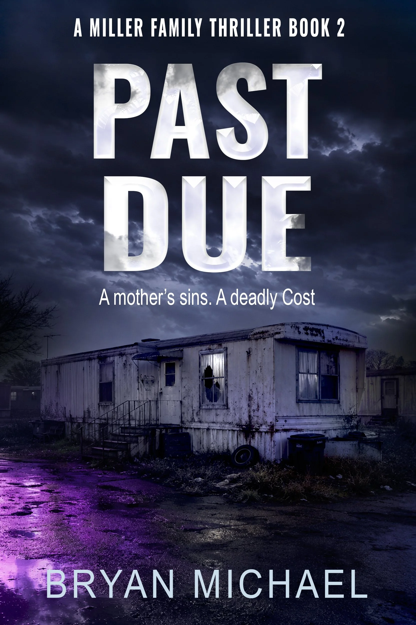 Past Due by Bryan Michael, book cover for the second novel in the Miller Family Thriller series