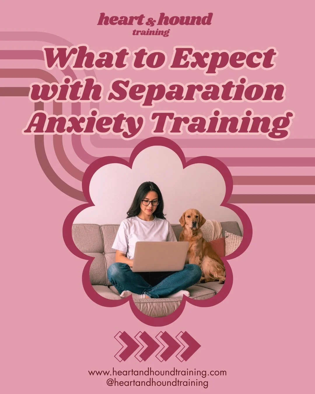 Curious about private training? Take the first step and schedule a free discovery call, link in bio! 

Follow @heartandhoundtraining for more Separation Anxiety Content

Want to train on your own with people going through the same thing? Join the Alo