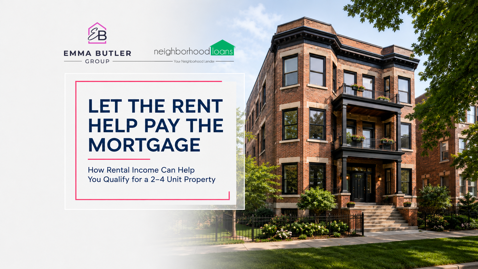 Let the Rent Help Pay the Mortgage