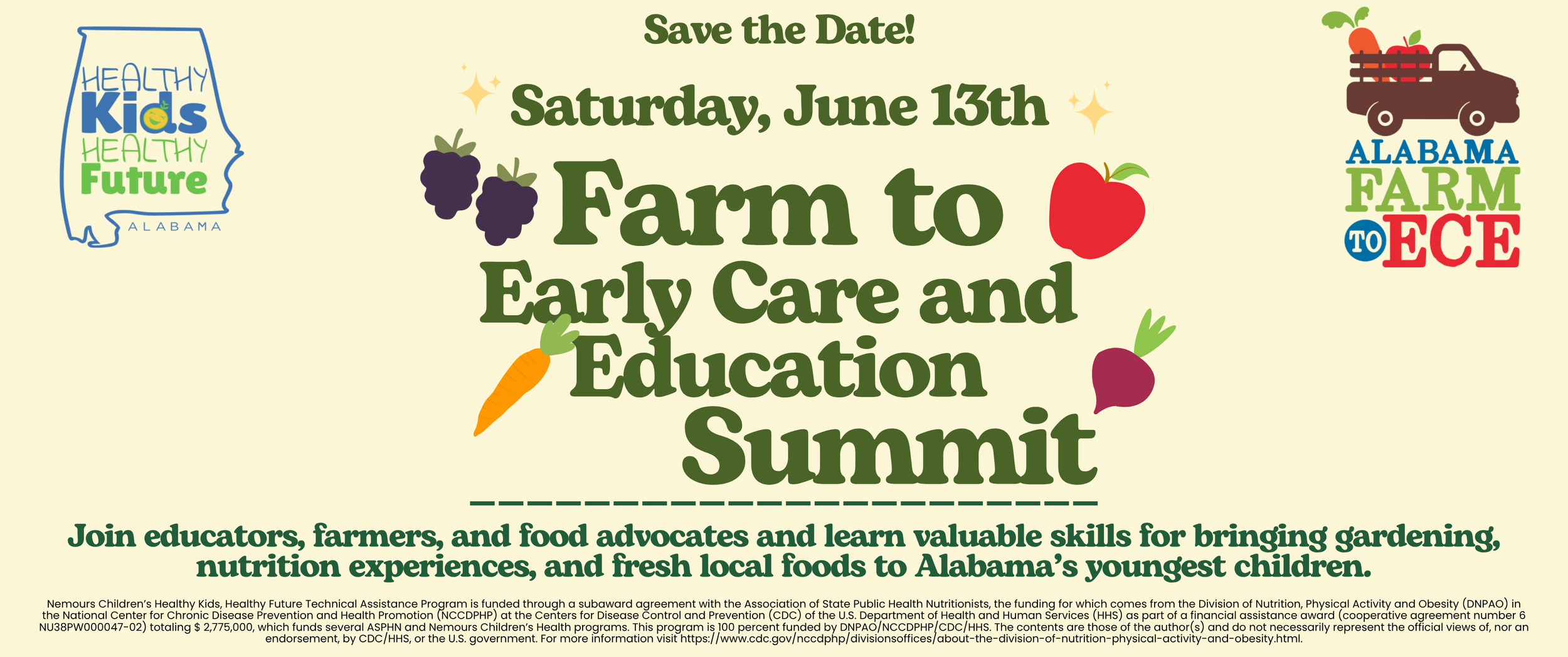 2026 Farm to Early Care and Education Summit