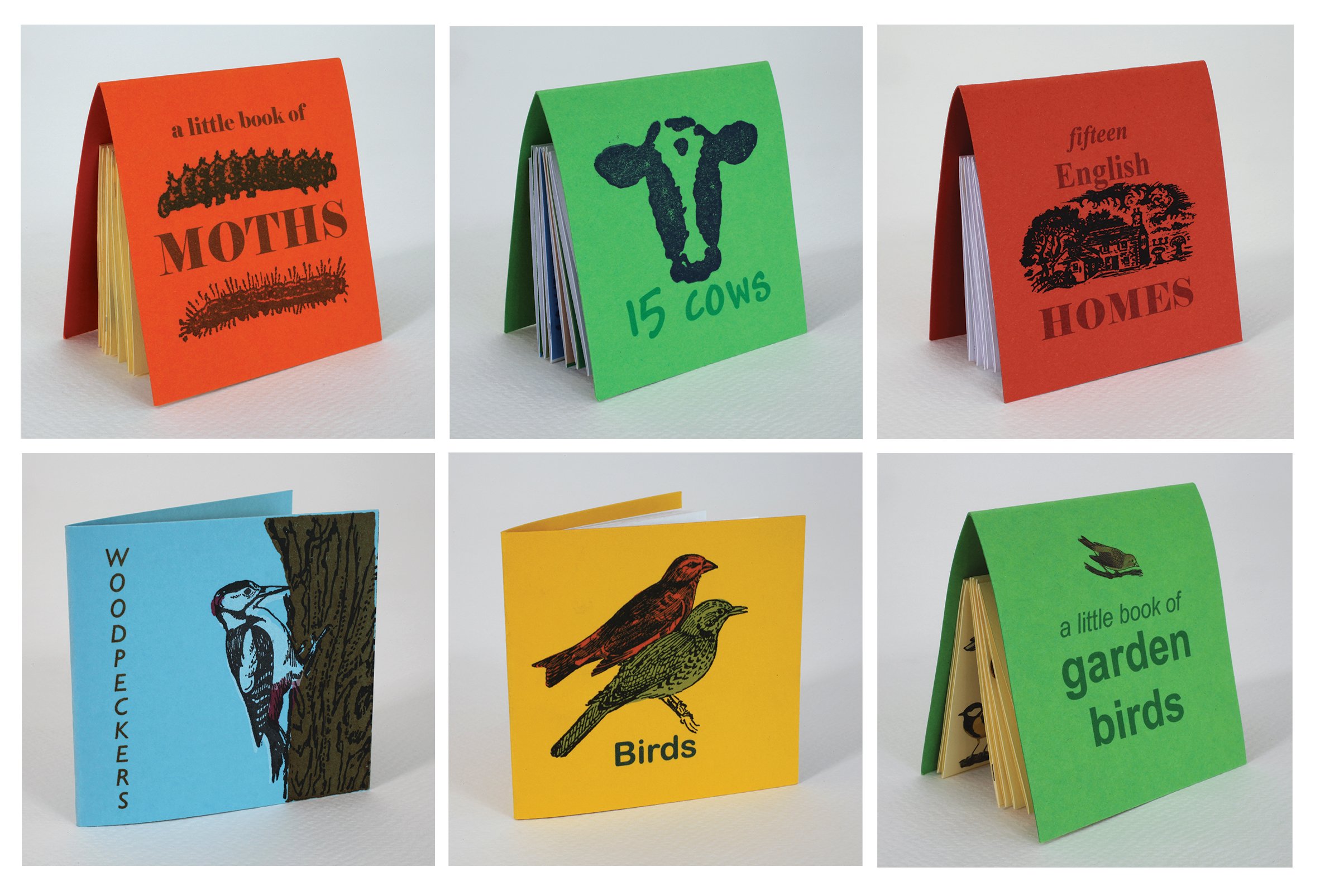 LITTLE BOOK SERIES 1994 - 2008. I decided to produce a series of books which had an
element of uniformity, used a similar amount of
materials and importantly, I wanted them to be
easily affordable, they were initially £5 each.
I had limited means