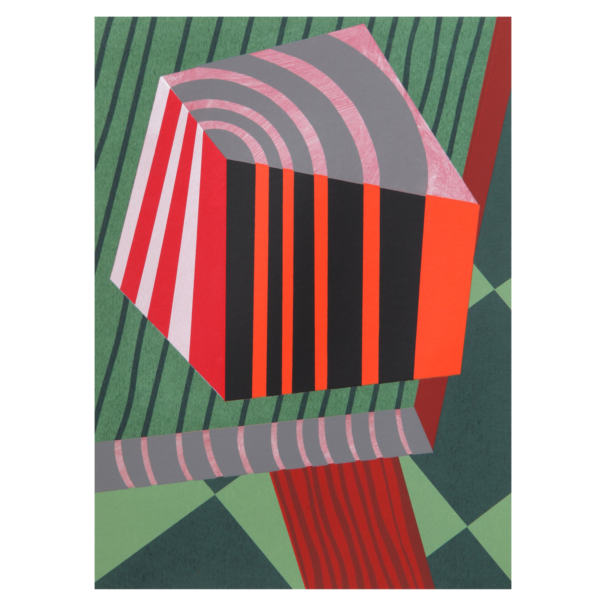 Building Block screen print