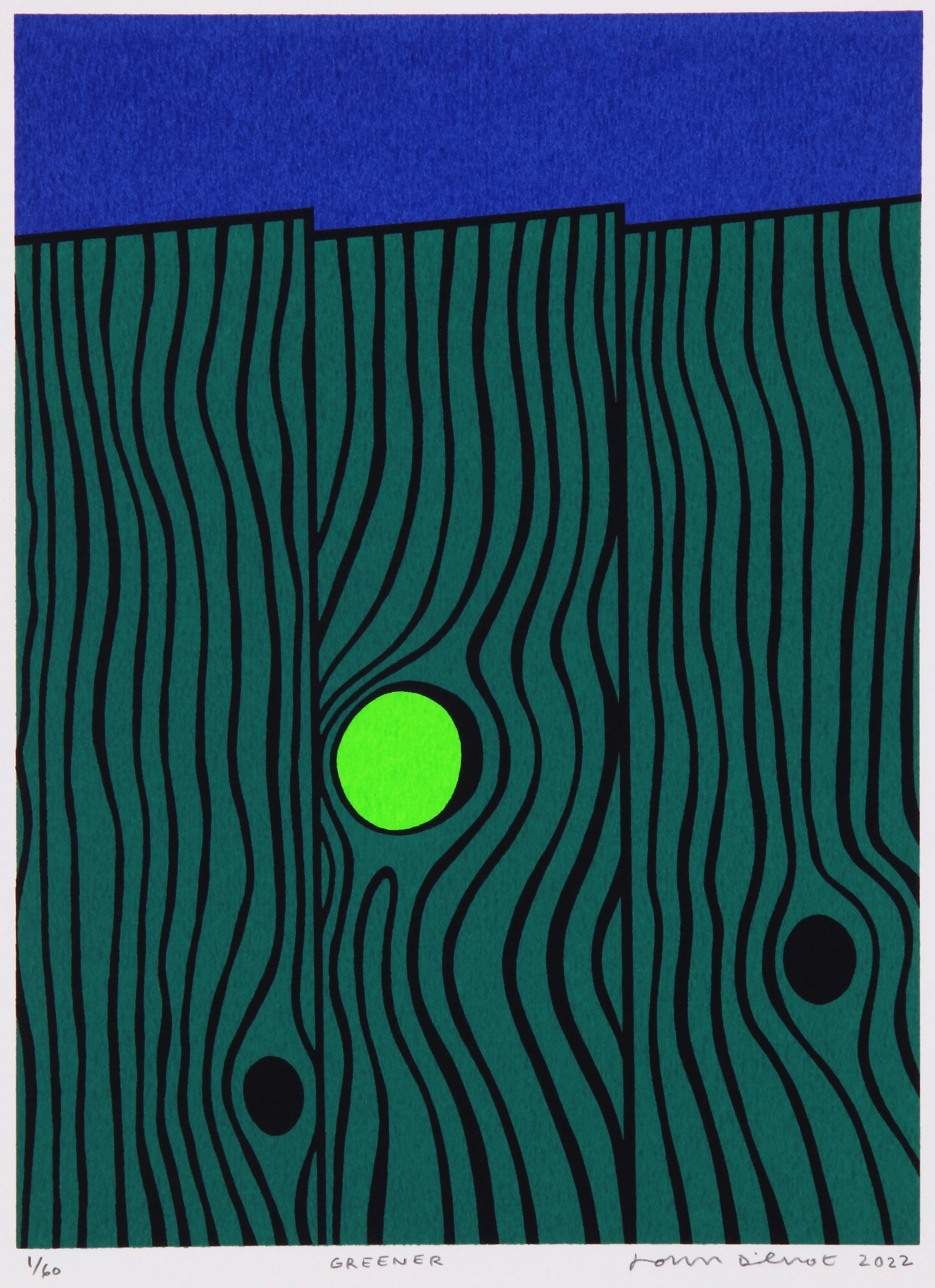 Greener screen print