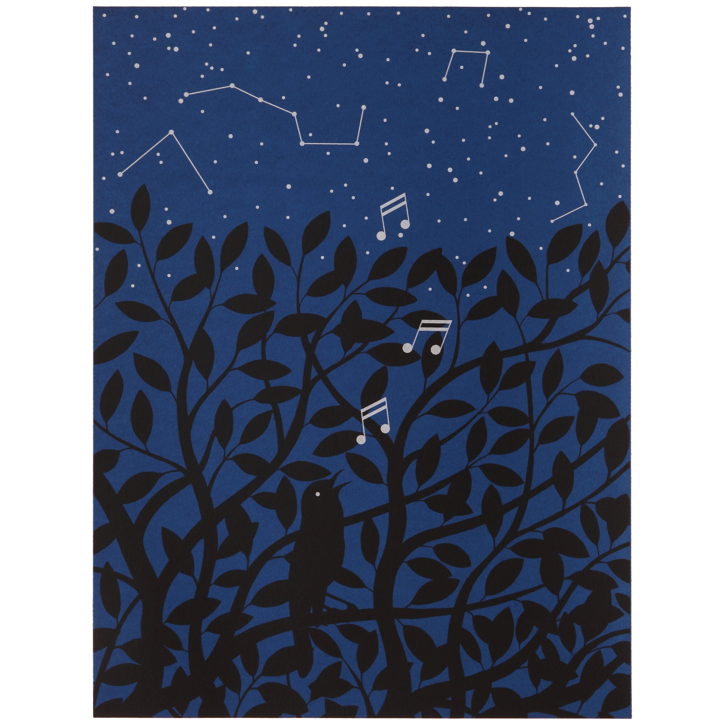 Night Song screen print
