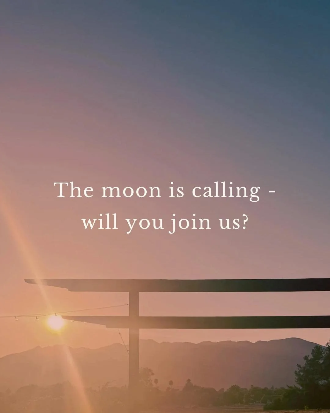 🌙 Ladies, we dreamed up something special just for you&hellip;
Introducing Moonlit Women&rsquo;s Circles &mdash; three evenings this fall to slow down, connect, and be nourished by the moonlight.
Together, we&rsquo;ll weave therapeutic outdoor welln