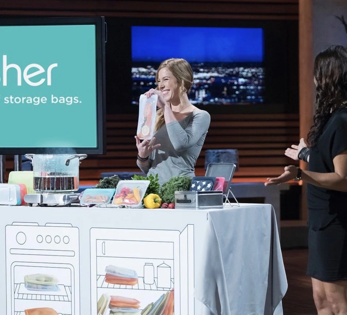 Katie Reinman co-founder of Stasher reusable silicone bags