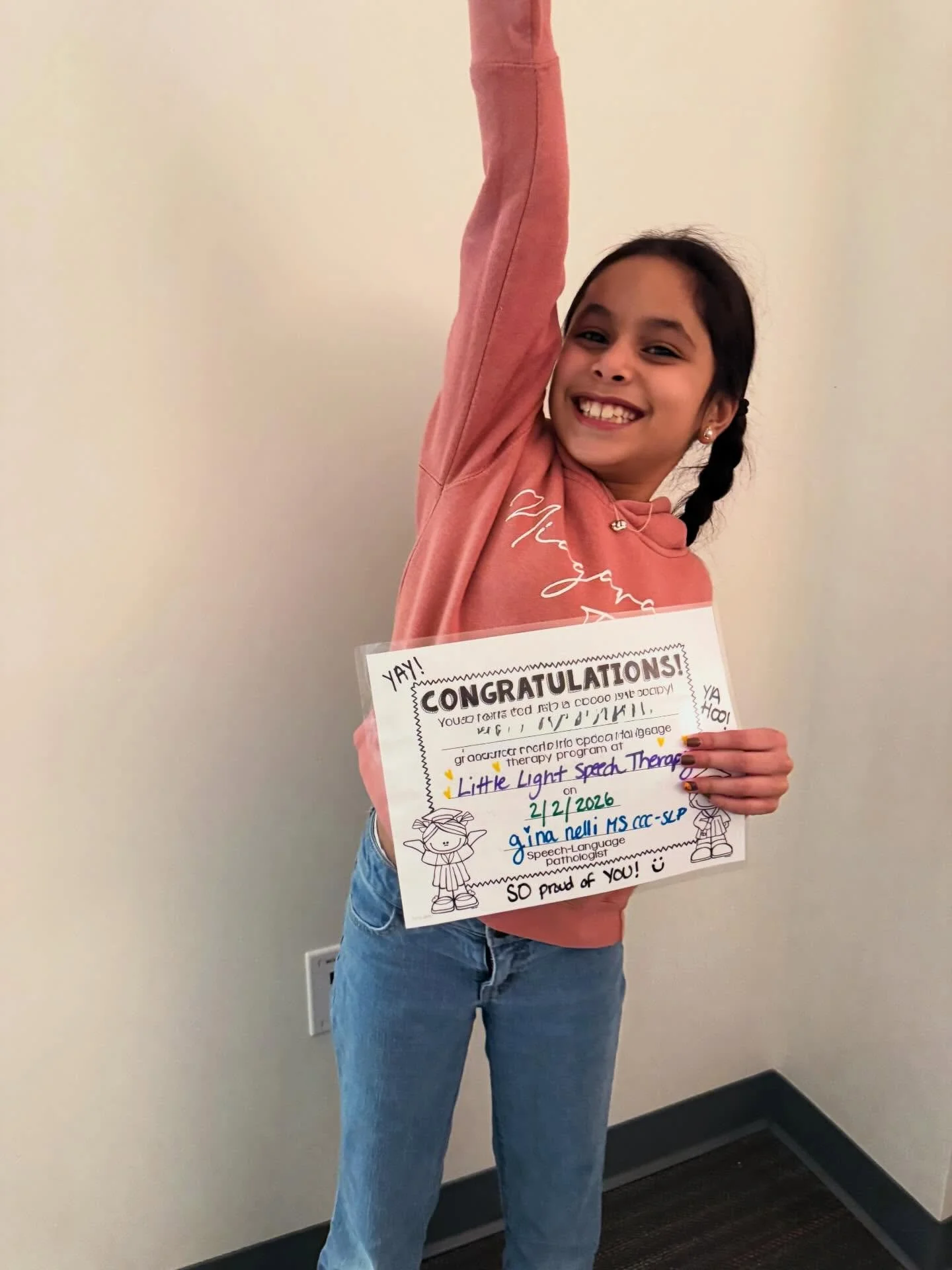 Another Little Light success story ✨ This incredible girl worked hard, stayed consistent &amp; reached her goals! While we&rsquo;ll miss her sweet presence, our hearts are full knowing she&rsquo;s ready to shine bright beyond these walls. So proud of