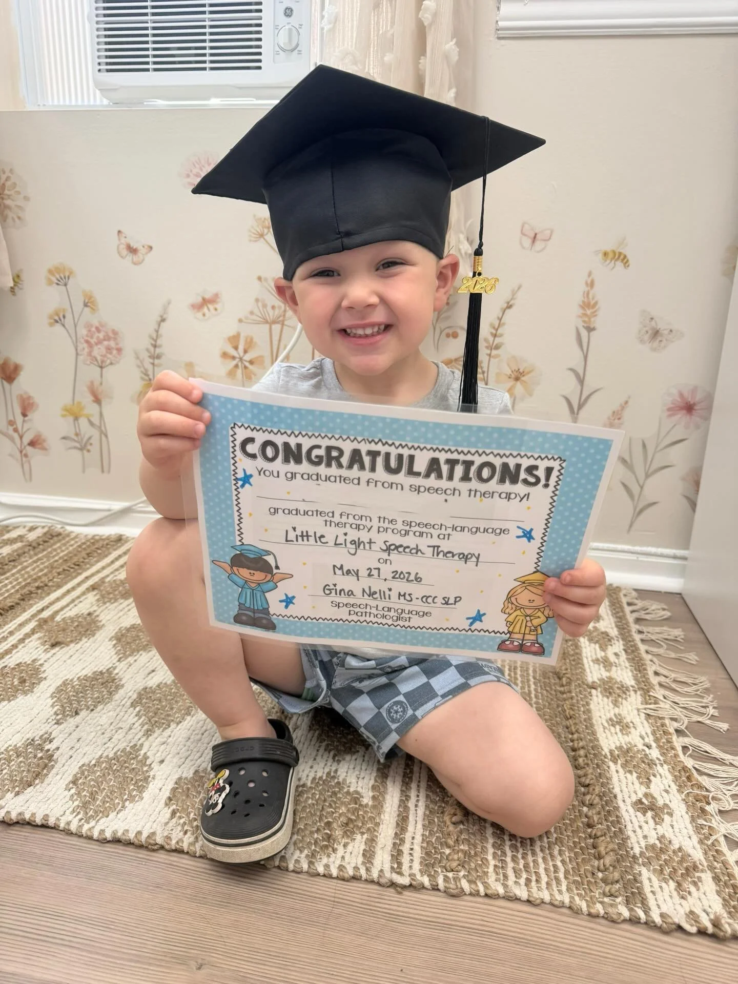 What a BIG milestone for our sweet friend 🥹✨

This past week, one of our OG speech clients officially graduated from speech therapy.

There are some children who leave a forever footprint on your heart, and this little guy is one of them. Over the y