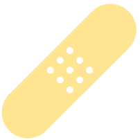 Illustration of an adhesive bandage