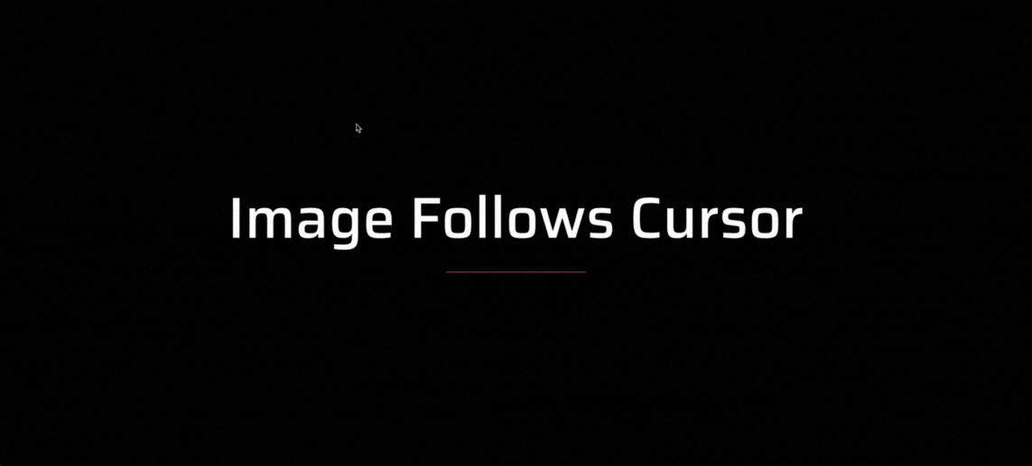 Image Follows Cursor