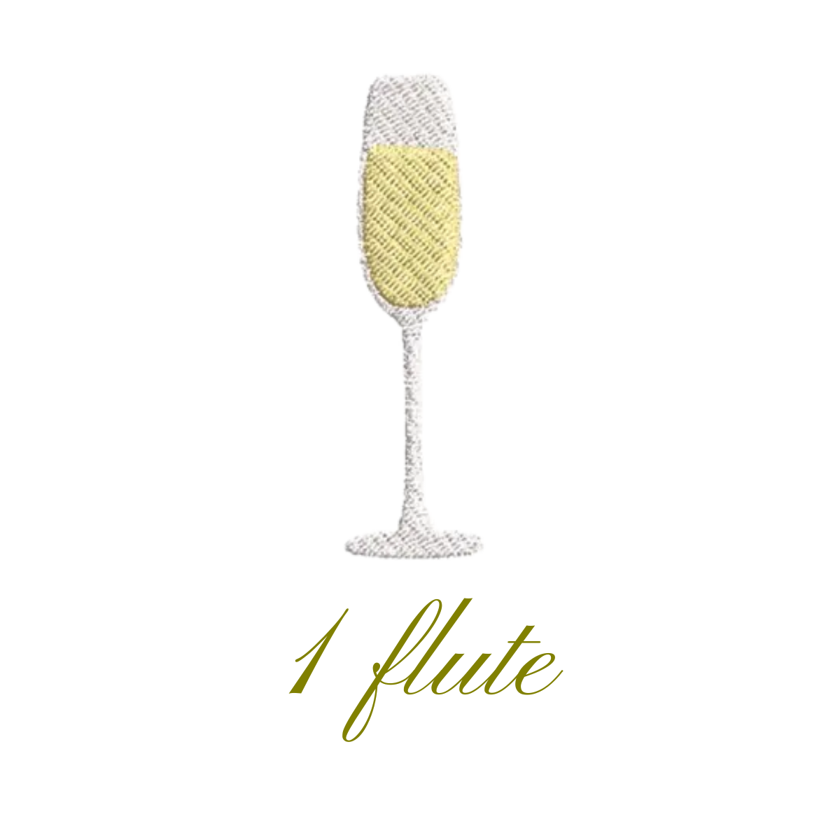 Stylized illustration of a musical note with a yellow and white flute inside it, and the words '1 flute' written below.