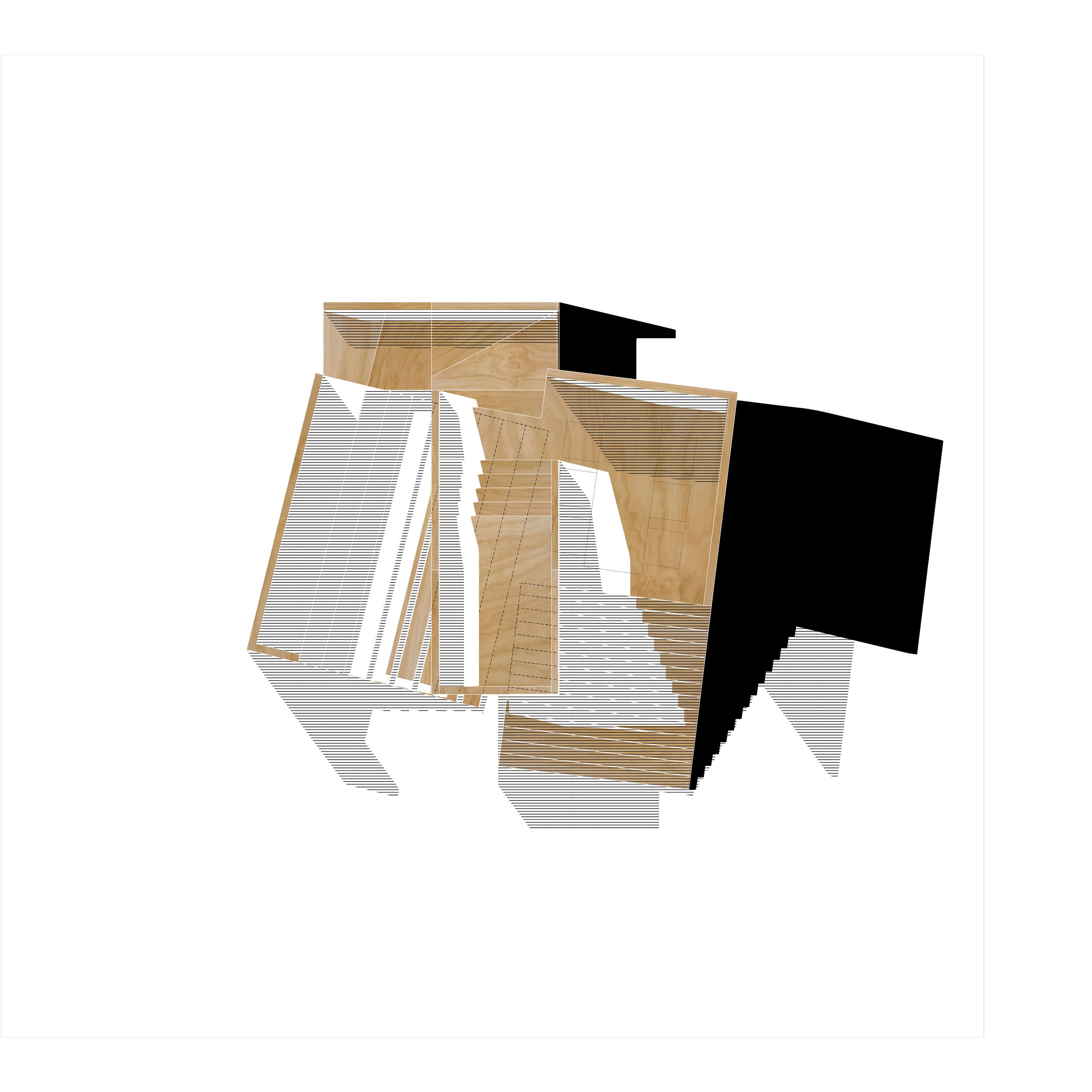 Plan, Shadow, Object  3 Stairs