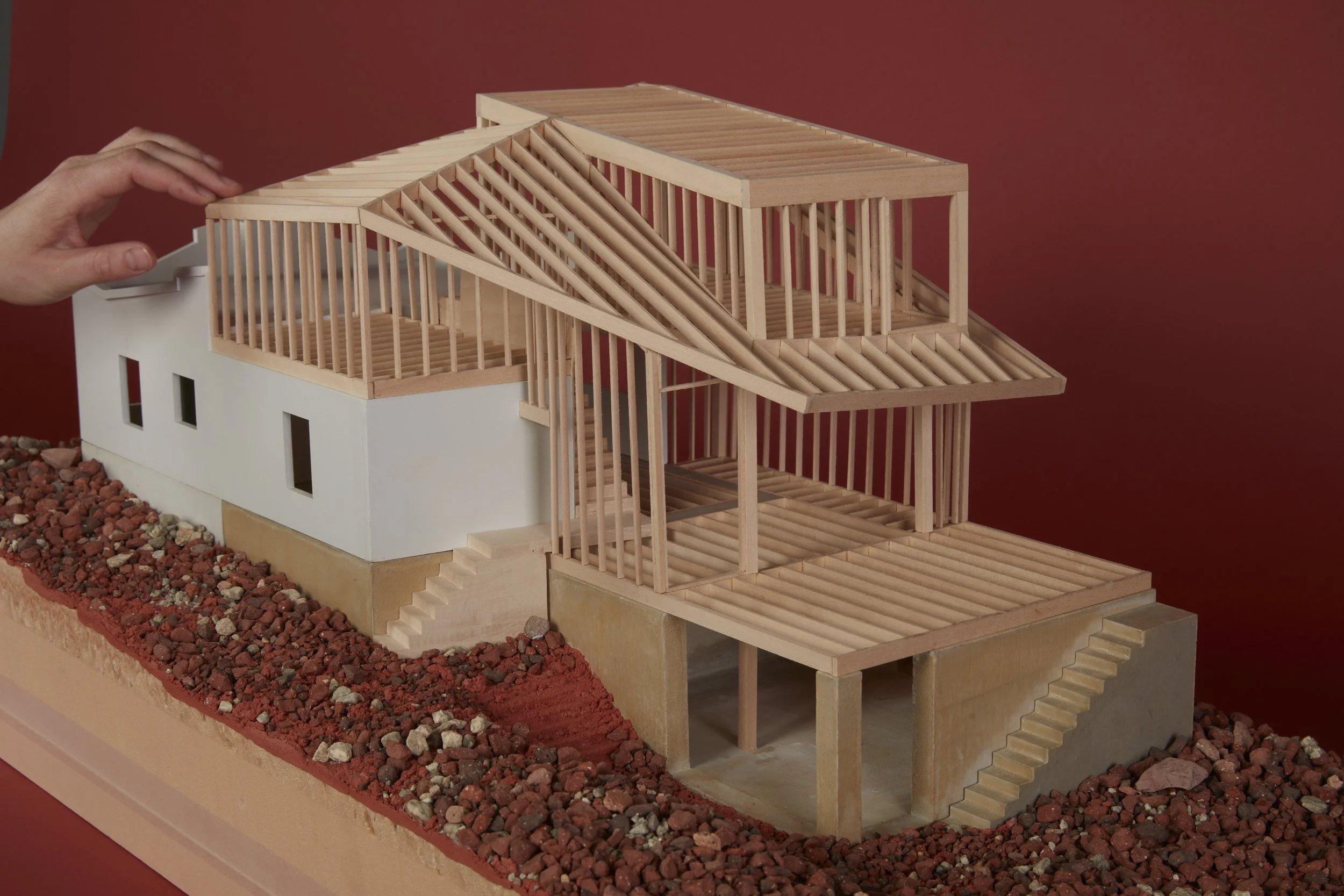 Model, Material  Rough House