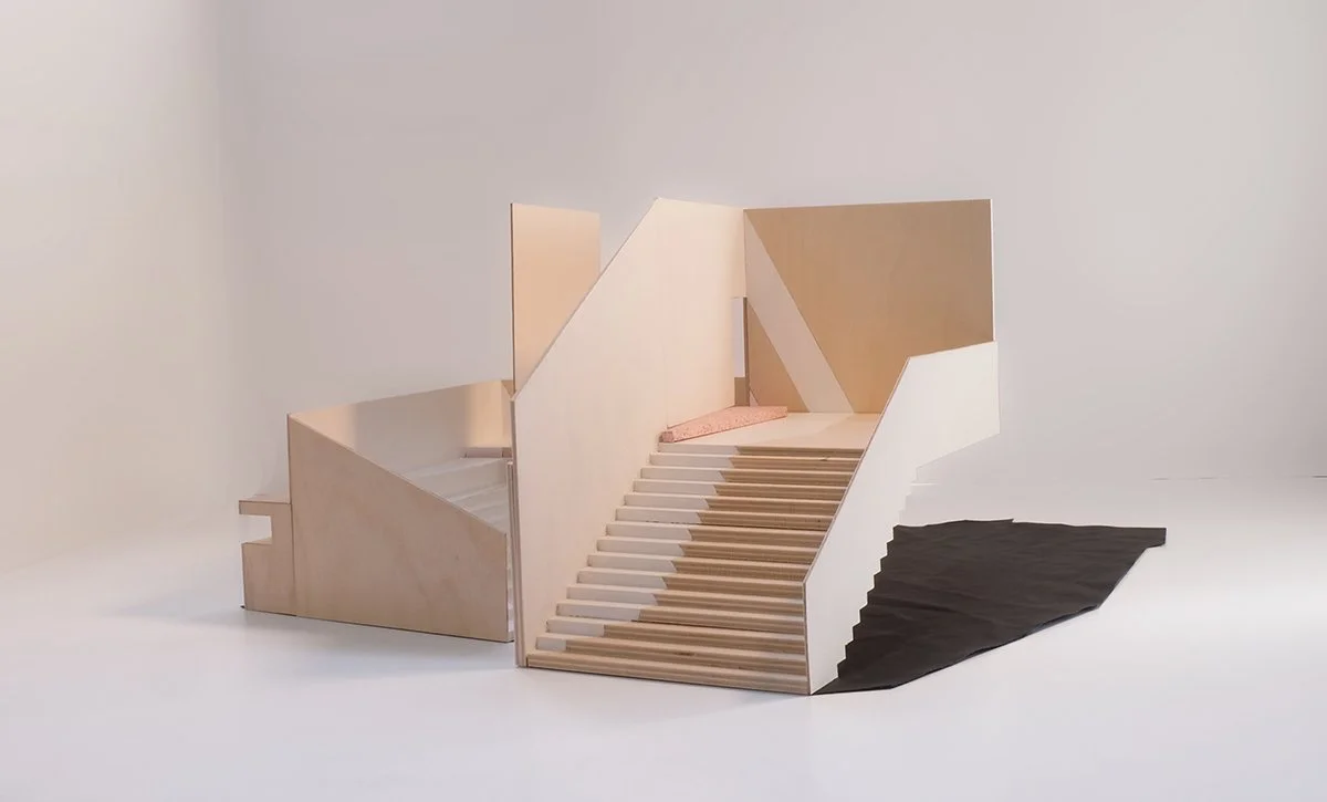 Model, Shadow, Object  3 Stairs