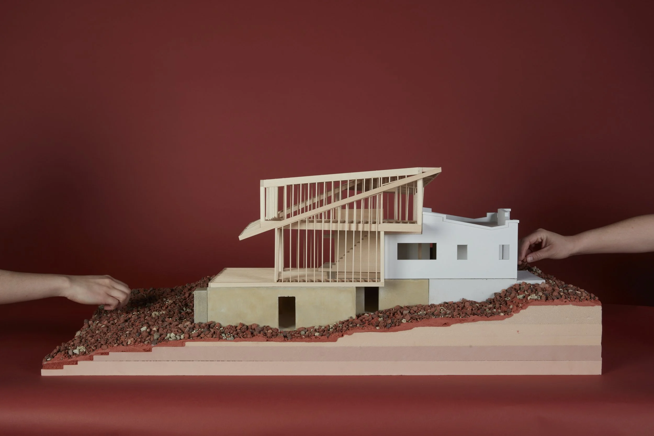 Model, Material  Rough House