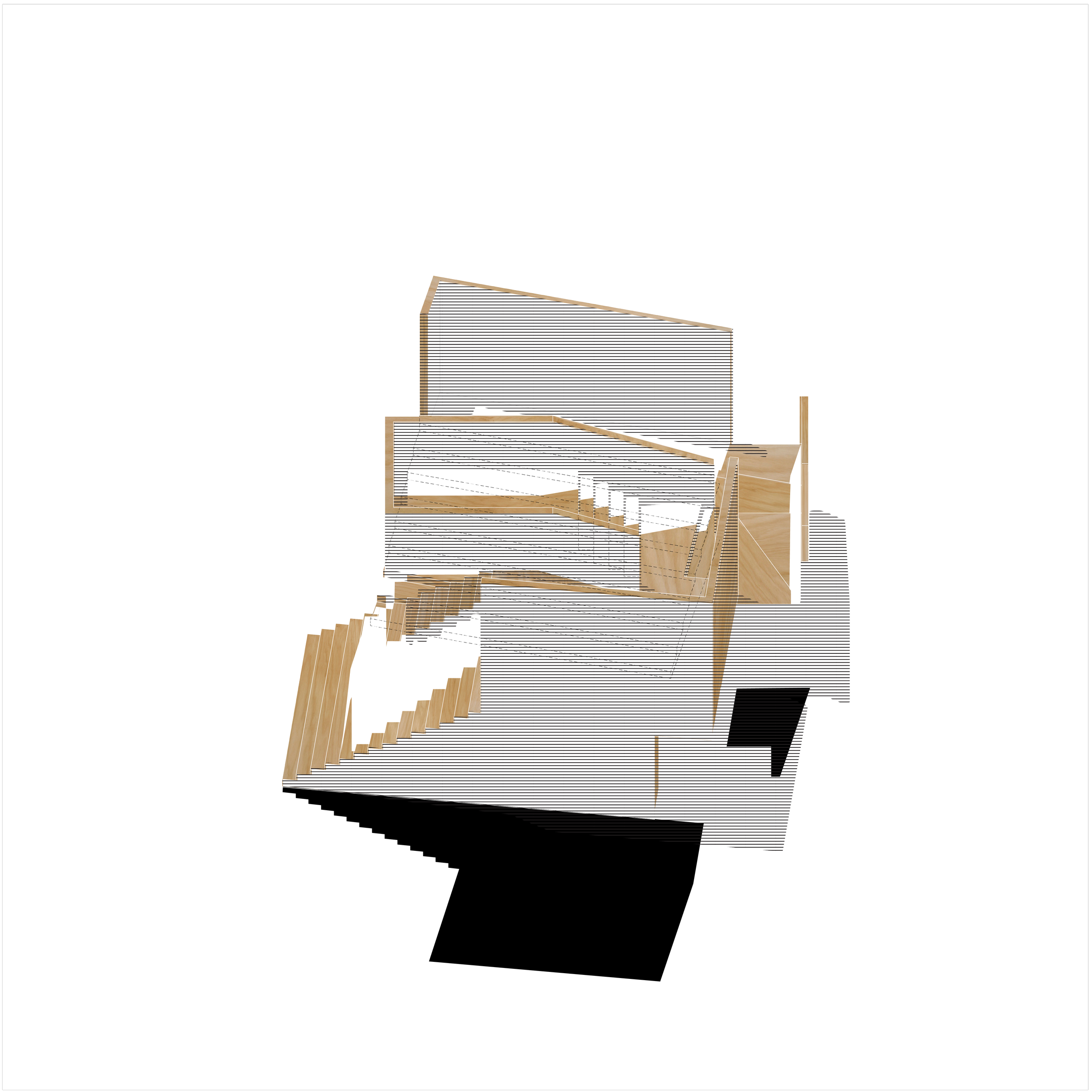 Elevation, Shadow, Object   3 Stairs