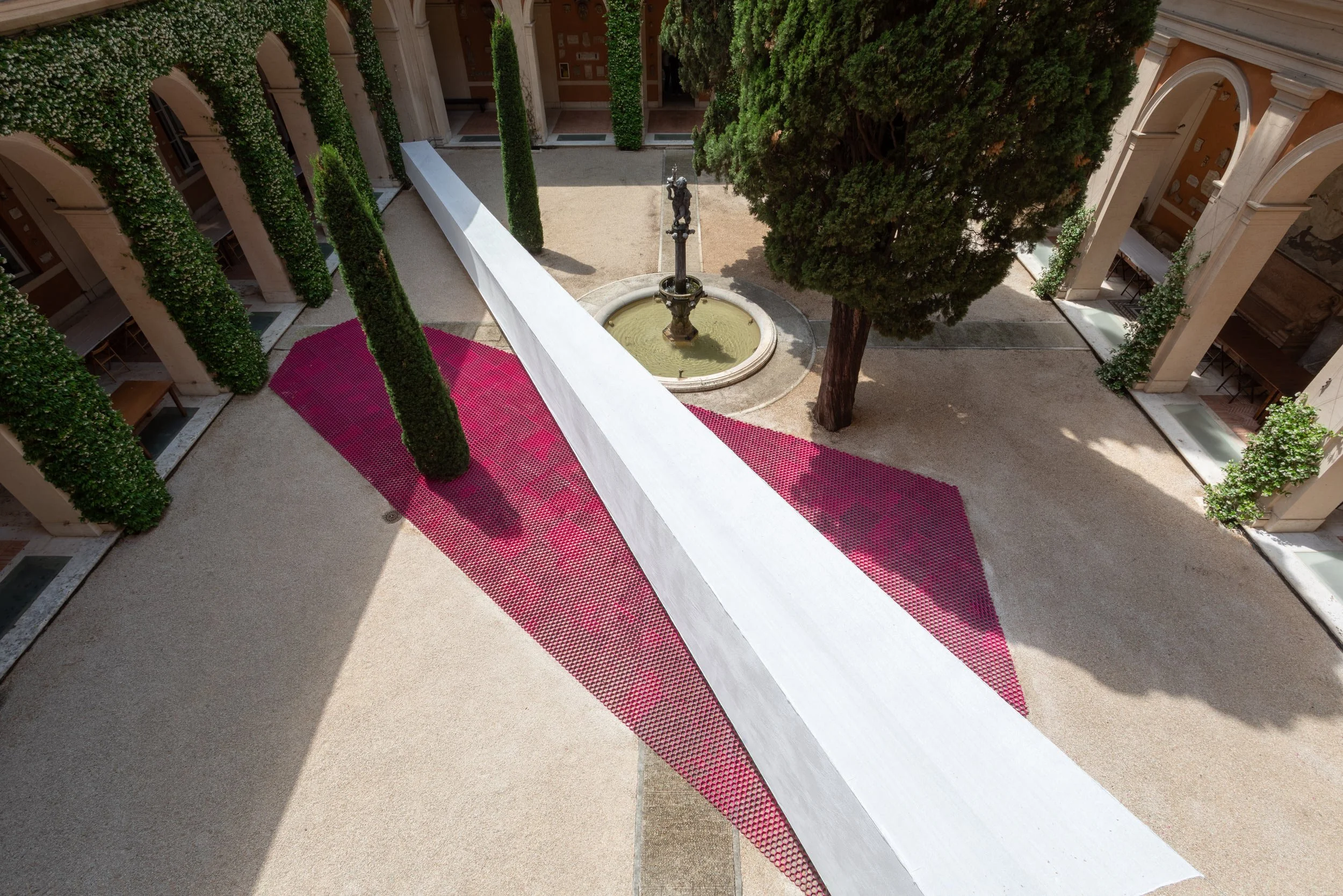 Shadow, Material, Object, Installation  Obelisk Interior