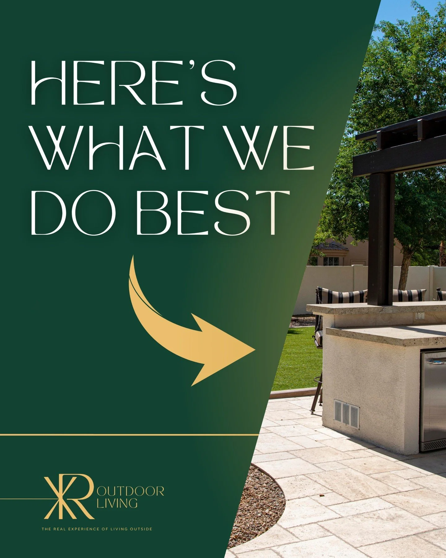 🌿 Your backyard deserves to be the best part of your home, and we make it happen.
⠀
From beautifully crafted pavers to breathtaking outdoor kitchens.
From cozy fire pit benches to evergreen artificial turf.
Here, every project is built with quality,