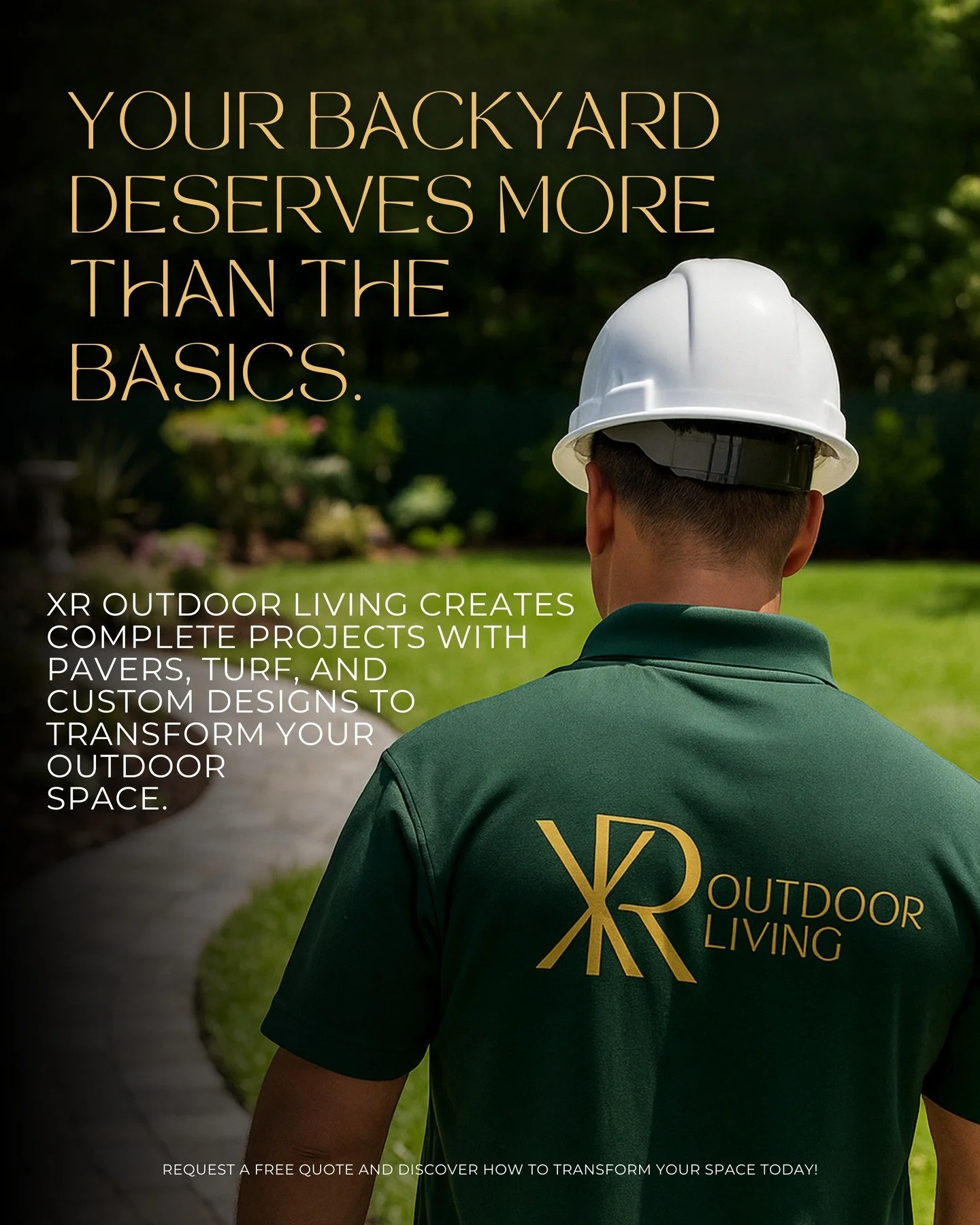 Your backyard can be so much more than basic.
With XR Outdoor Living, you can transform your outdoor space with pavers, turf, and custom designs made to impress. 🌿

Request a free quote and discover how to take your space to the next level!

#Outdoo