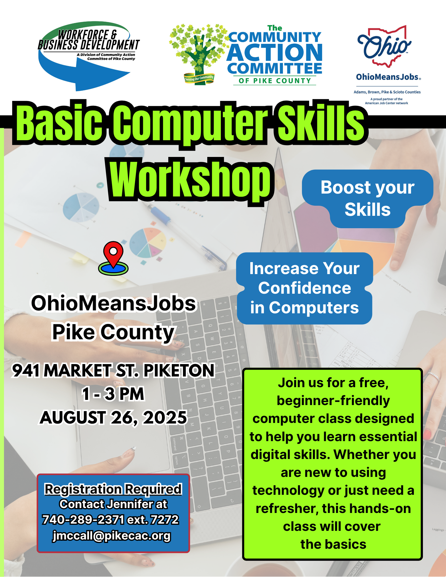 Basic Computer Training Workshop Offered
