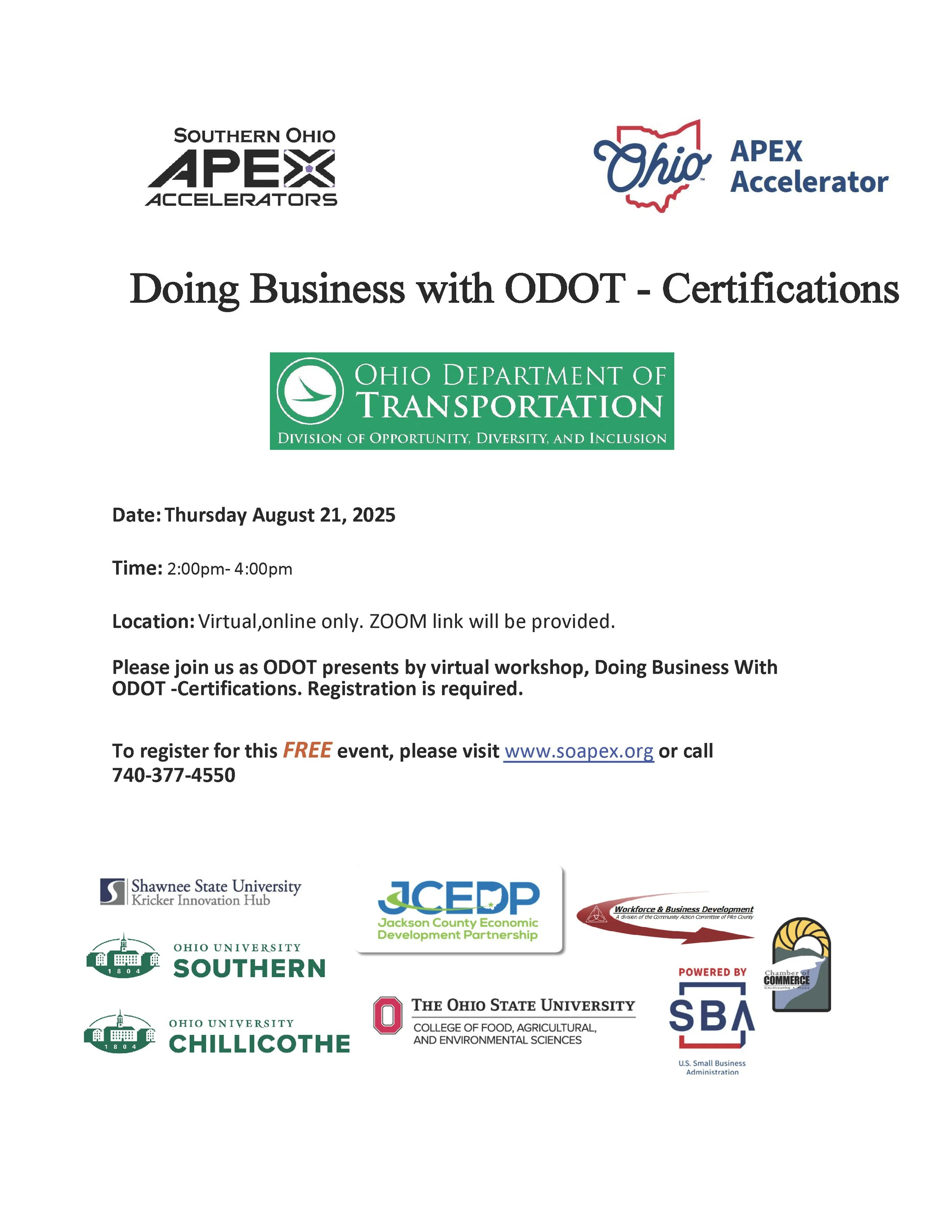 Doing Business with ODOT - Certifications
