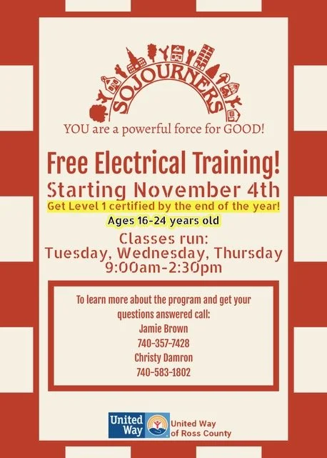 Electrical training offered by sojourners