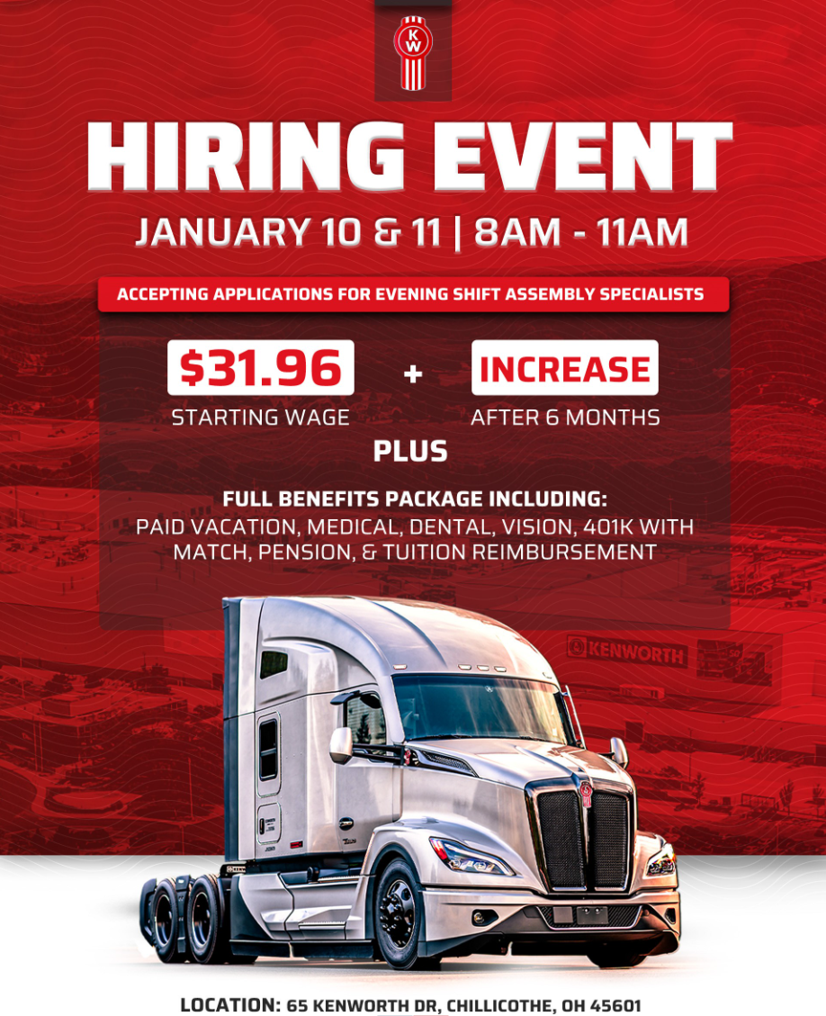 Kenworth Chillicothe's Hiring Event