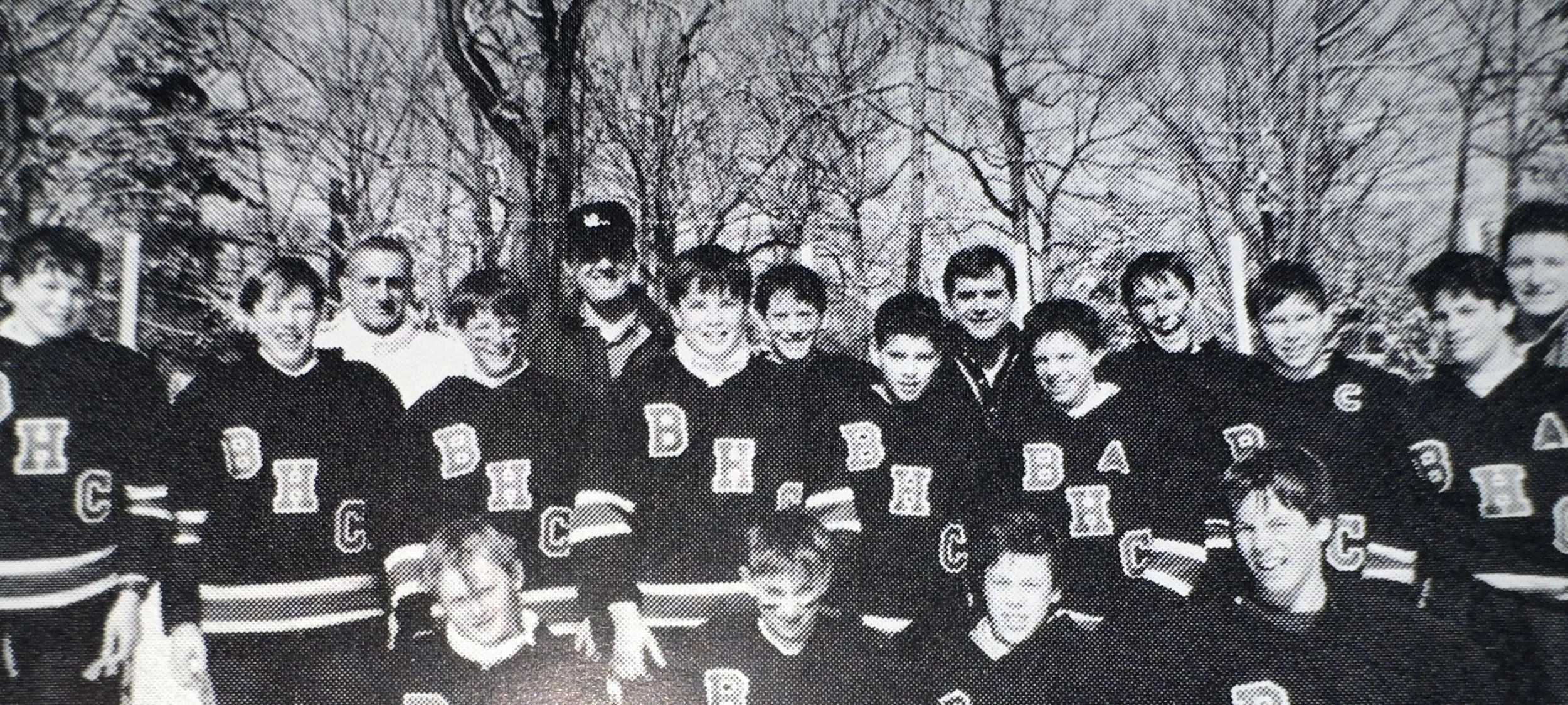 old hockey team photo rob