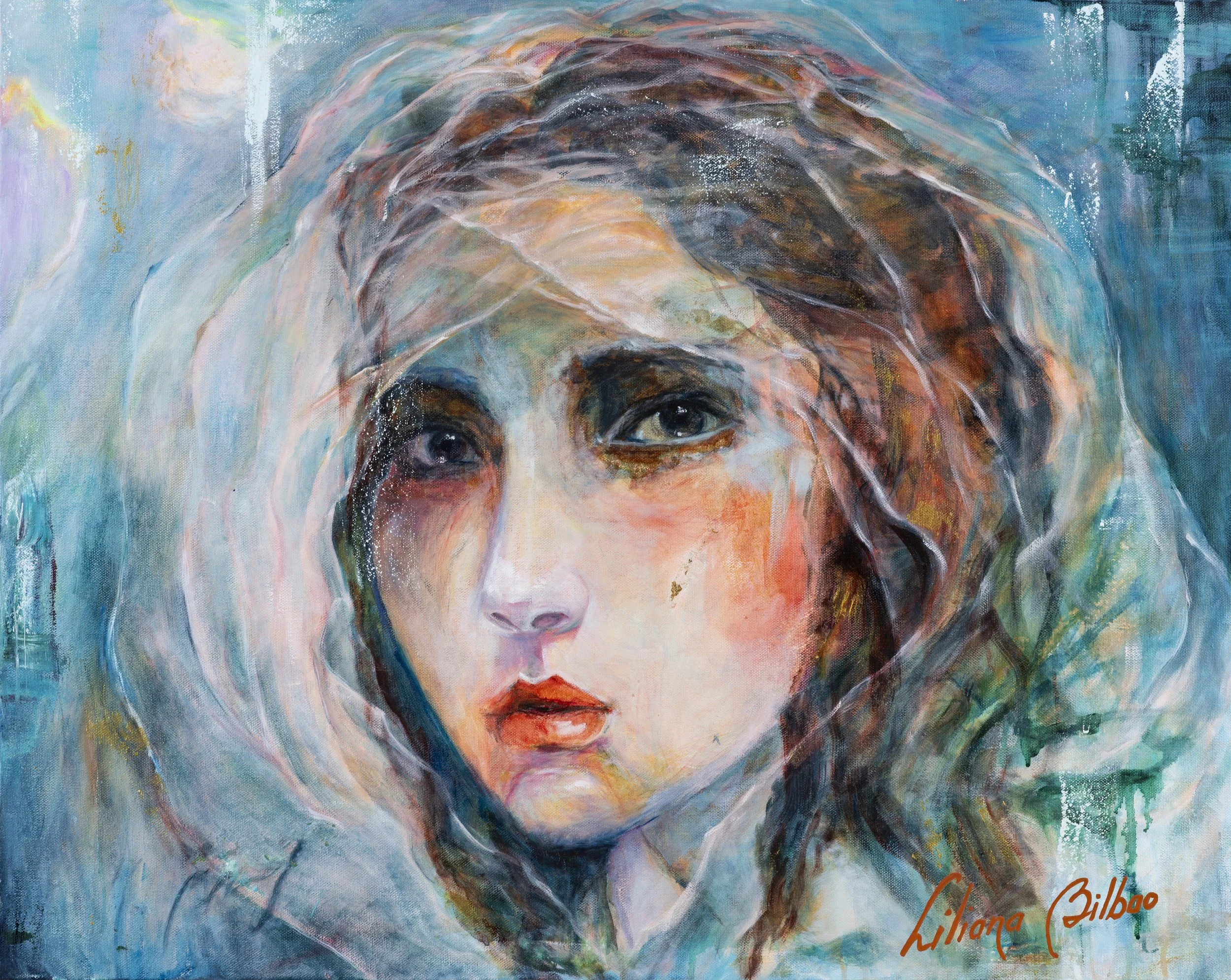 Oscura mirada - 2025 - 24x30in





