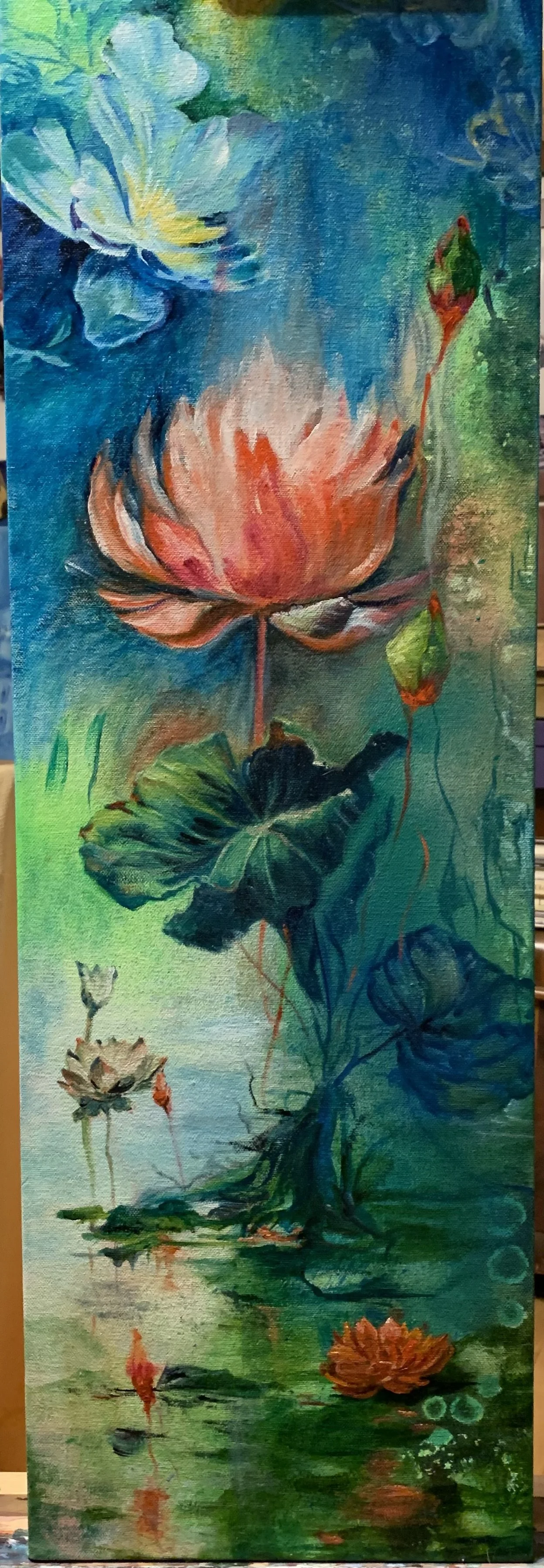 Lirio de agua - 2024 - 12 x 36in


