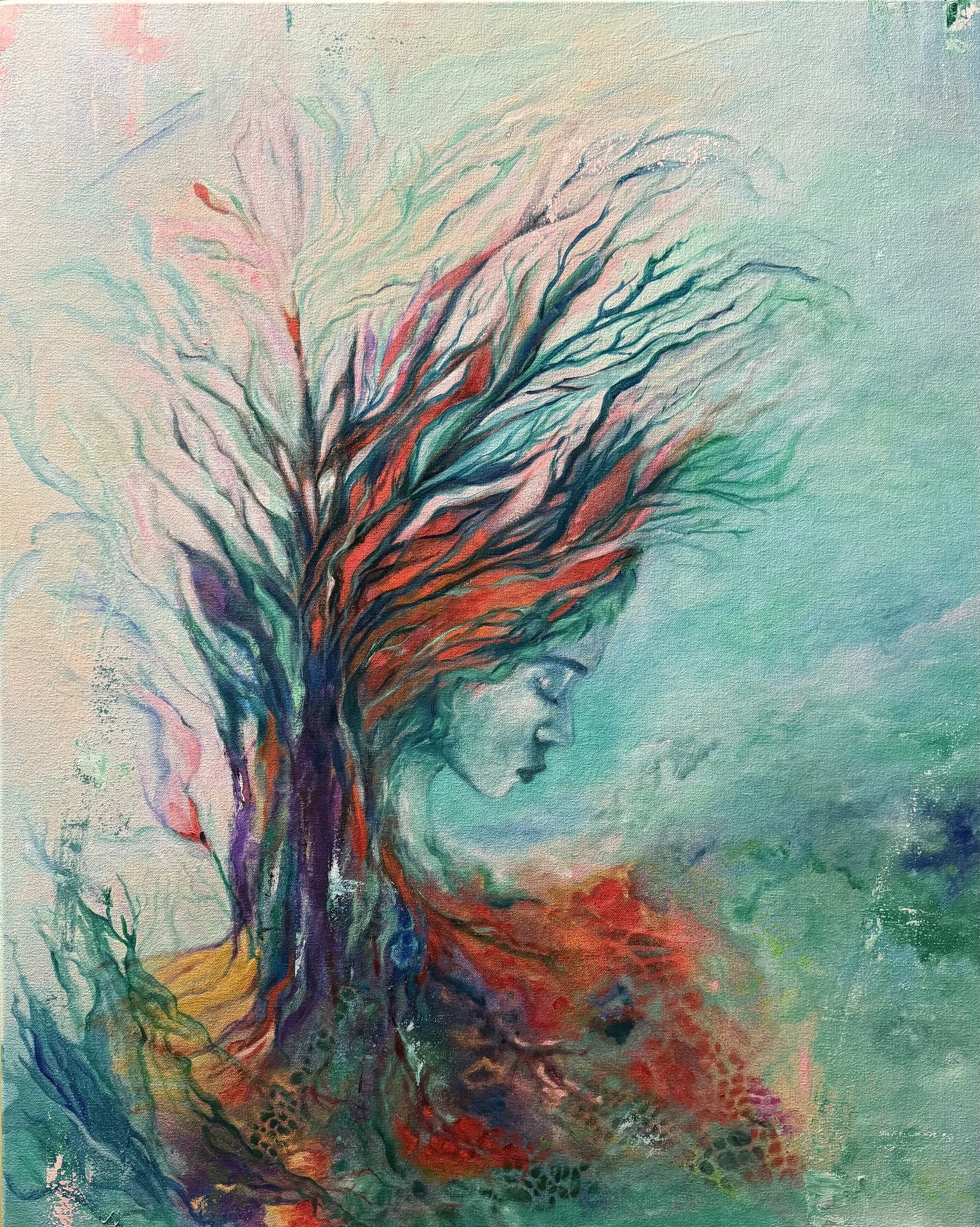 La mujer árbol - 2025 - 24x30in



