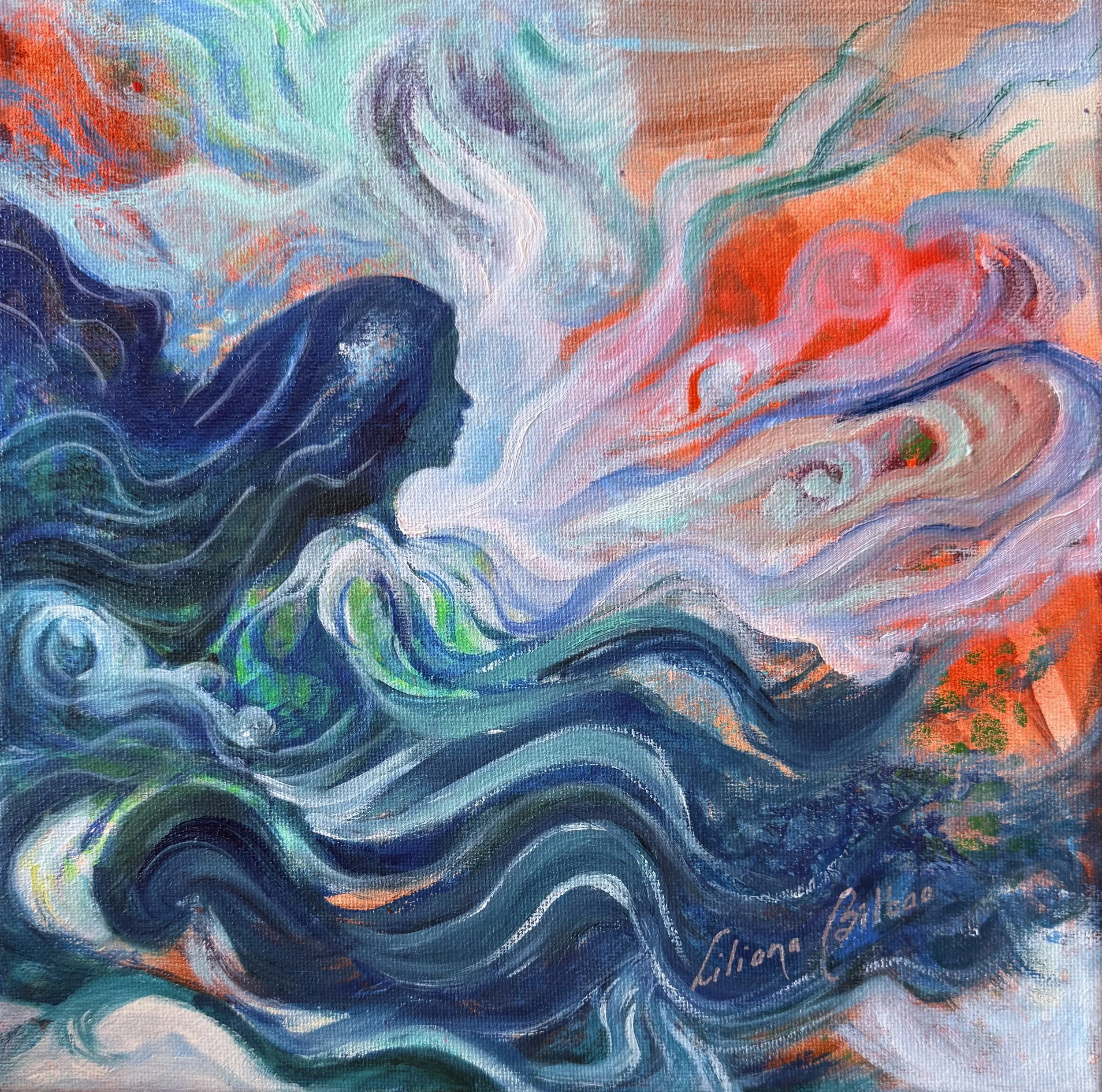 La tejedora - 2025 - 10x10in



