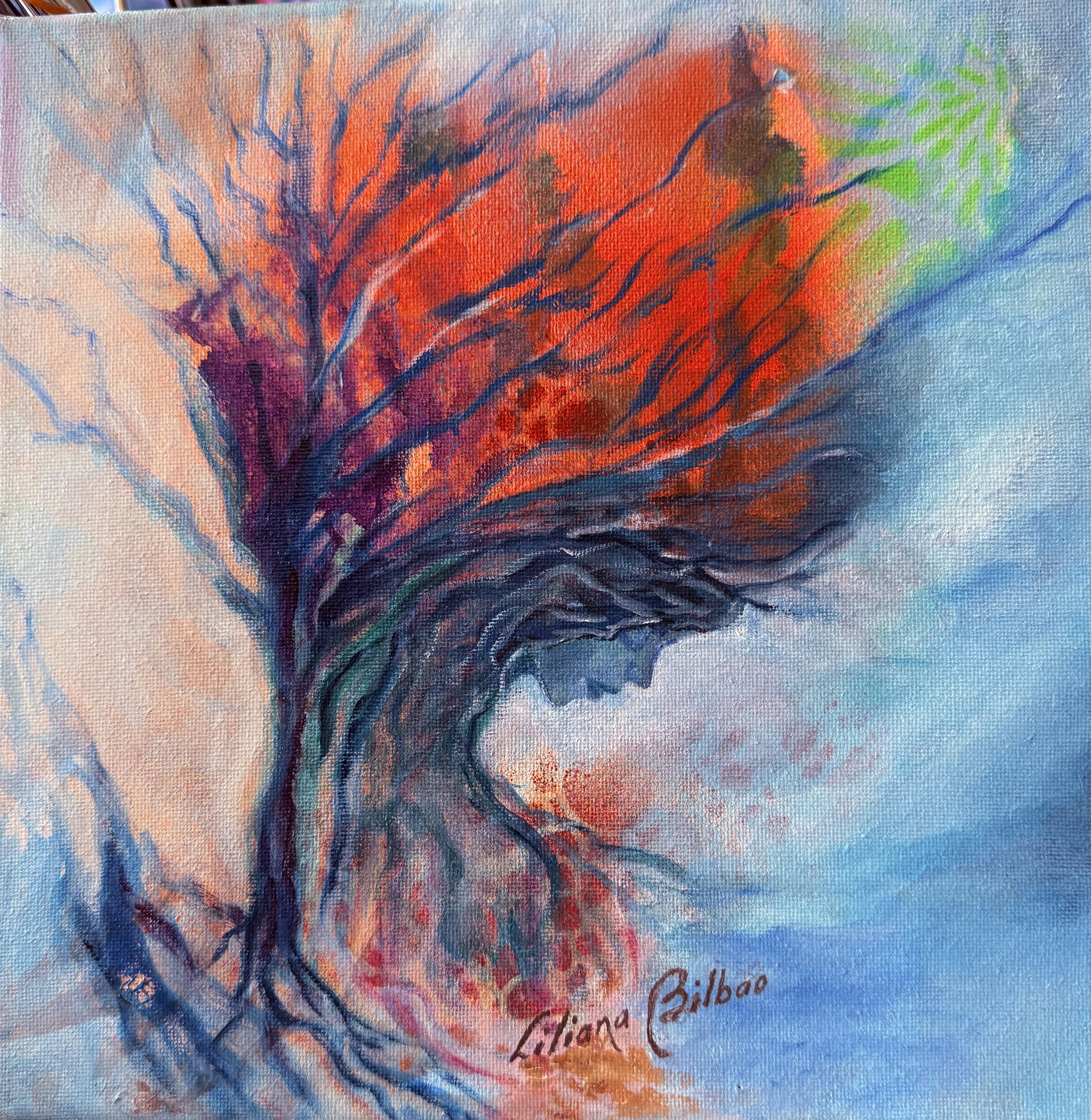 La espera - 2025 - 10x10in



