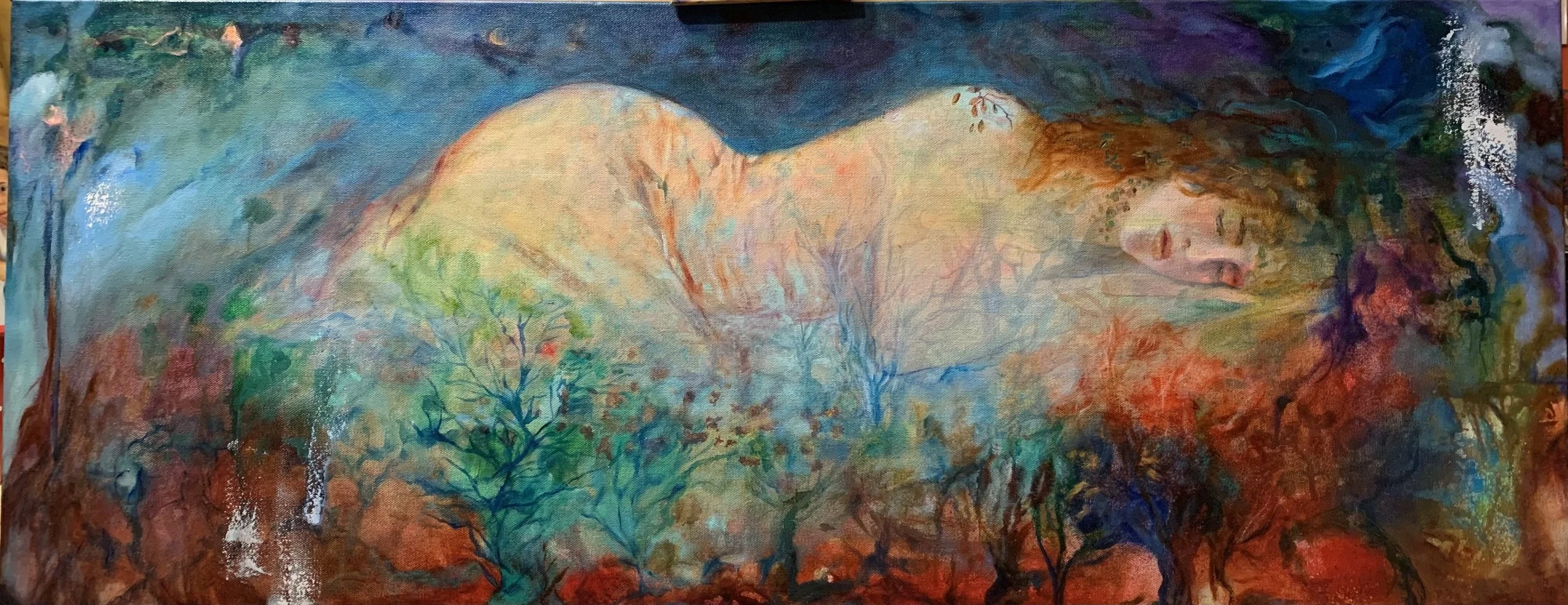 No me despierten - 2025 - 16x48in

