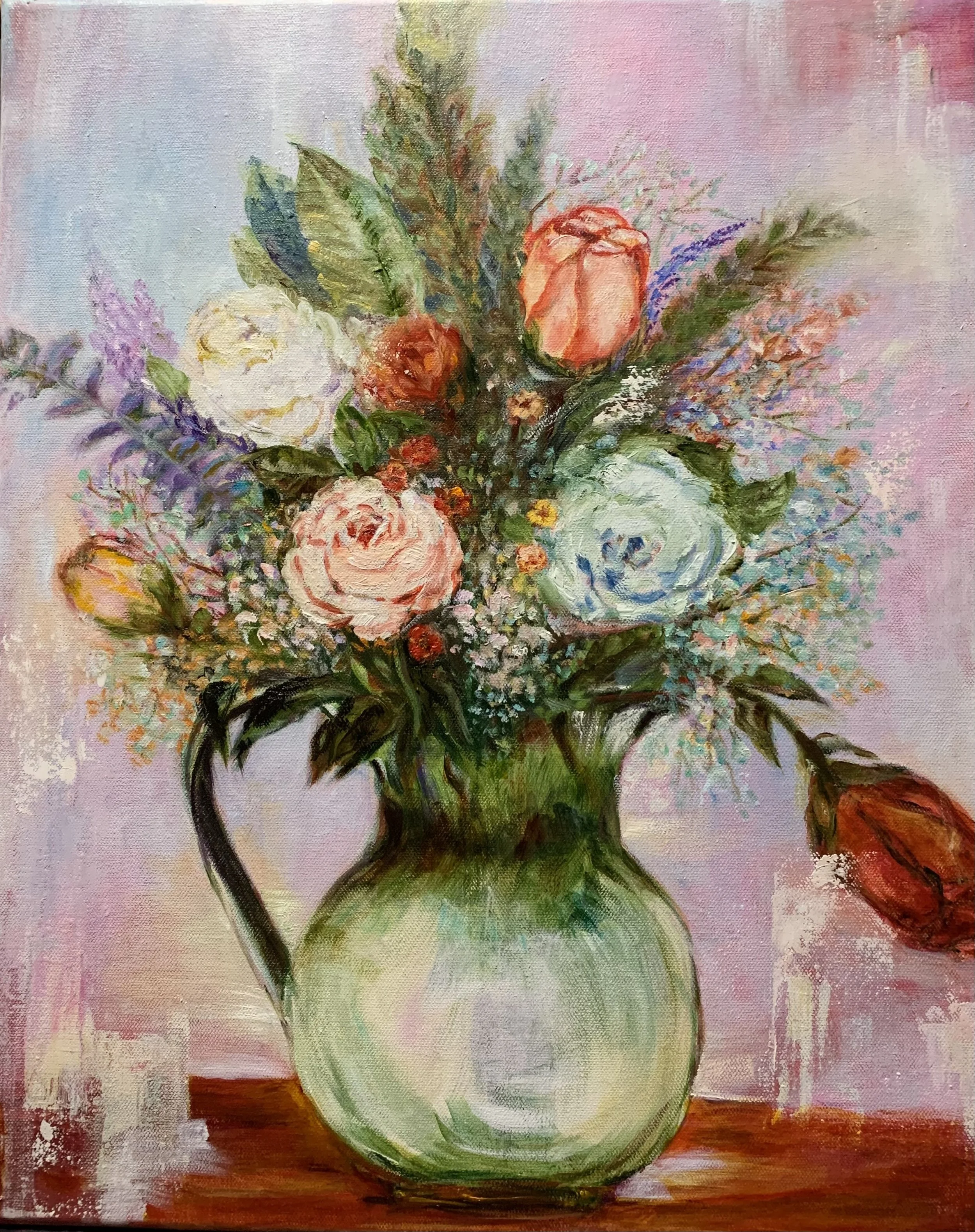 Menos es más - 2024
Oils on canvas - 16x20in

