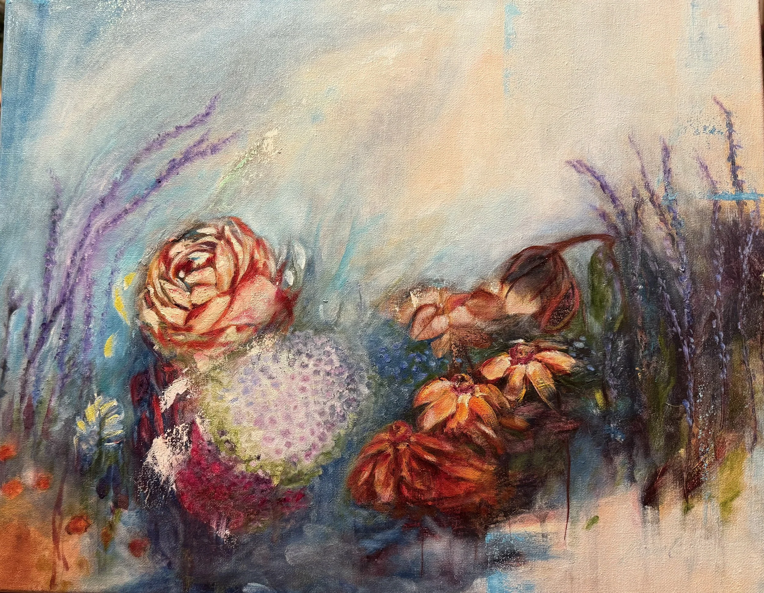 Lavandas en viento - 2024 -  16x20in


