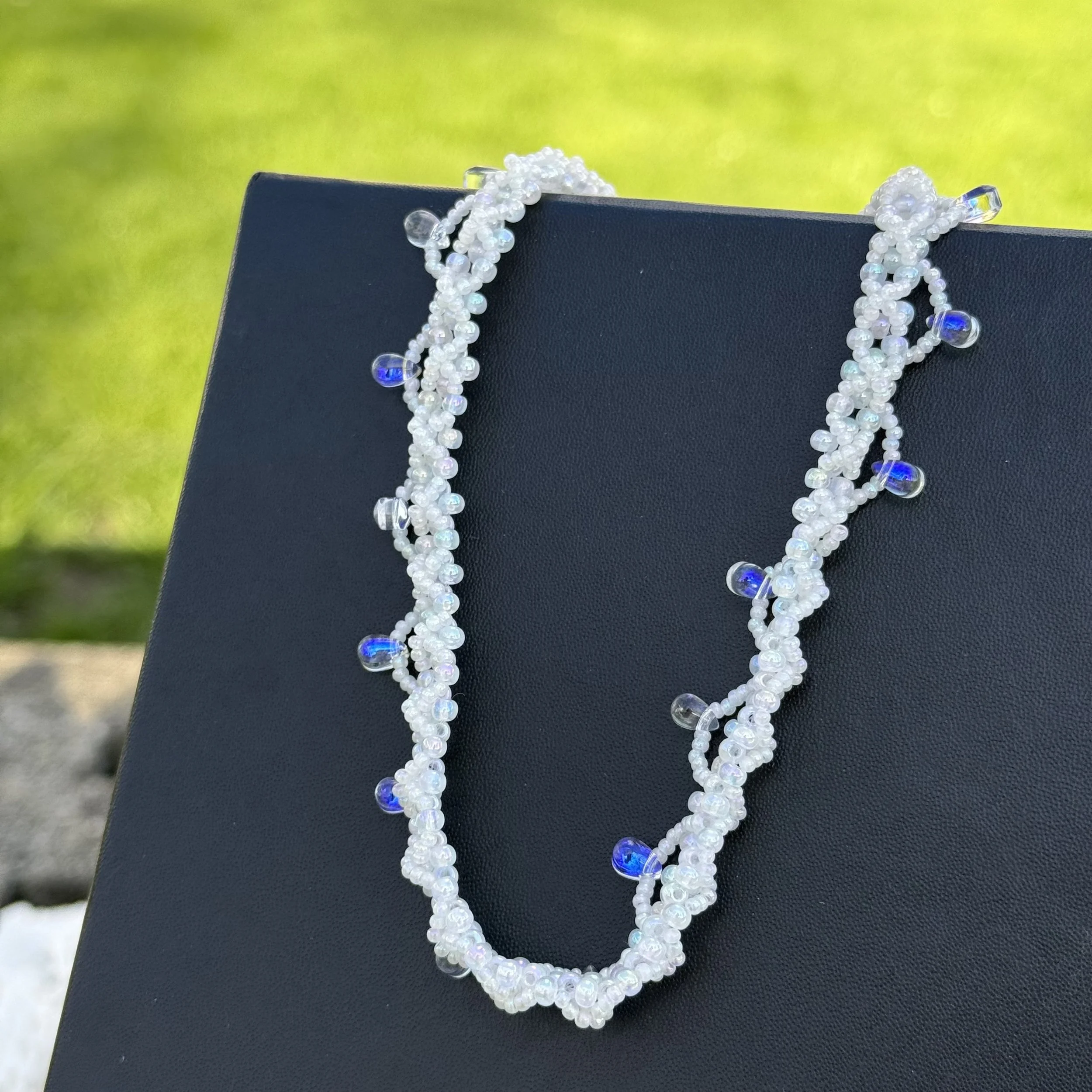 Raindrop Beaded Necklace