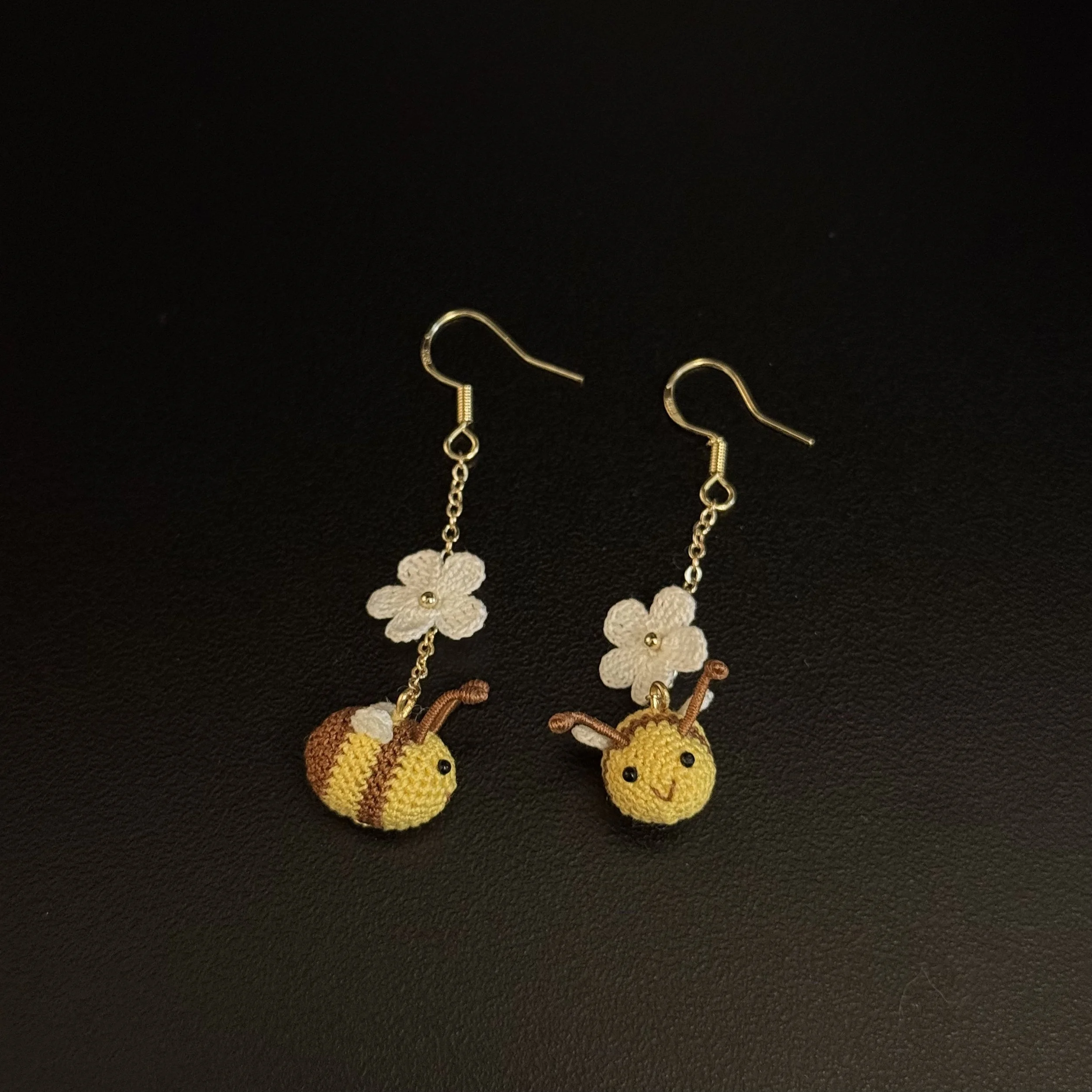 Bee and Blossom Handcrafted Earrings
