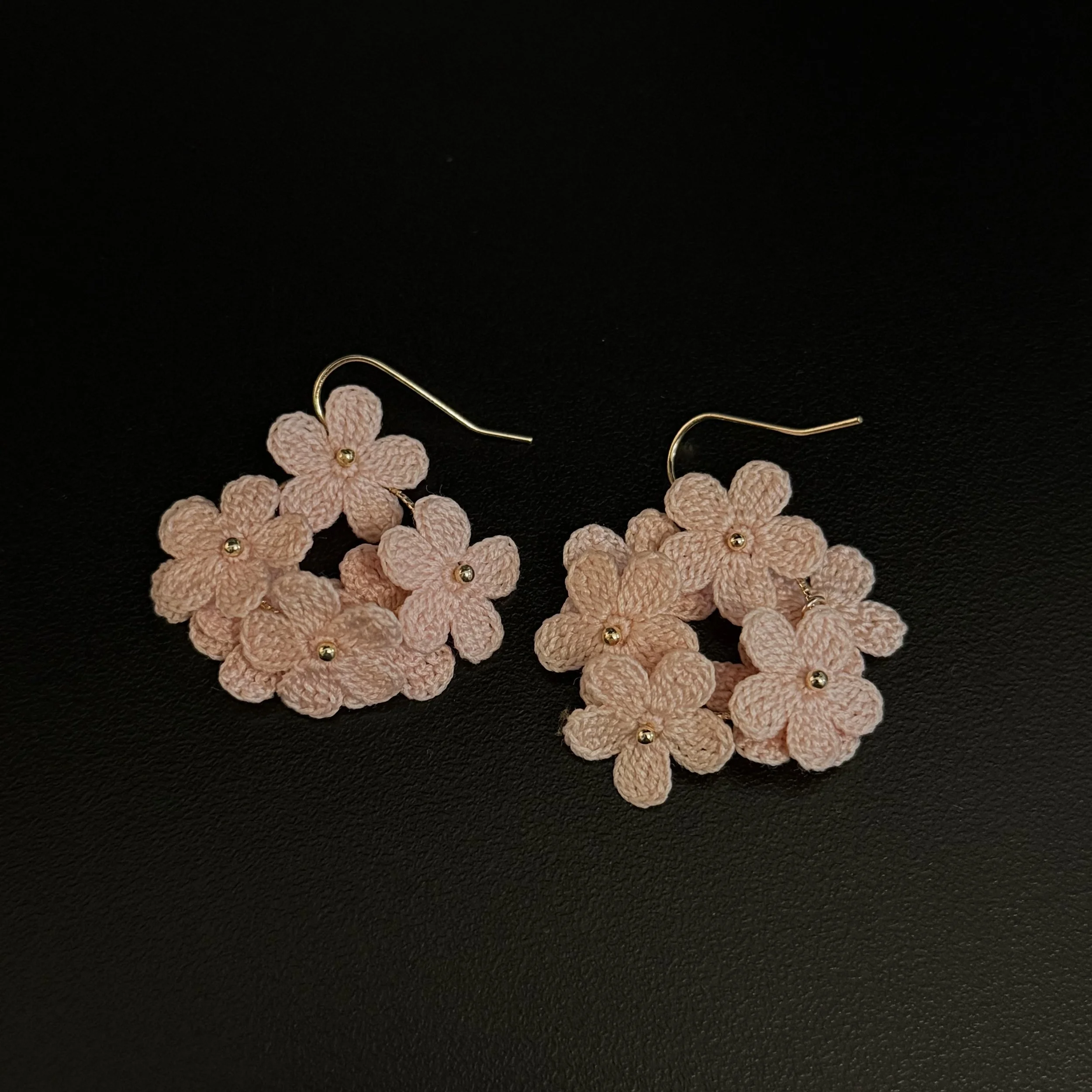 Blossom Elegance Crochet Earrings