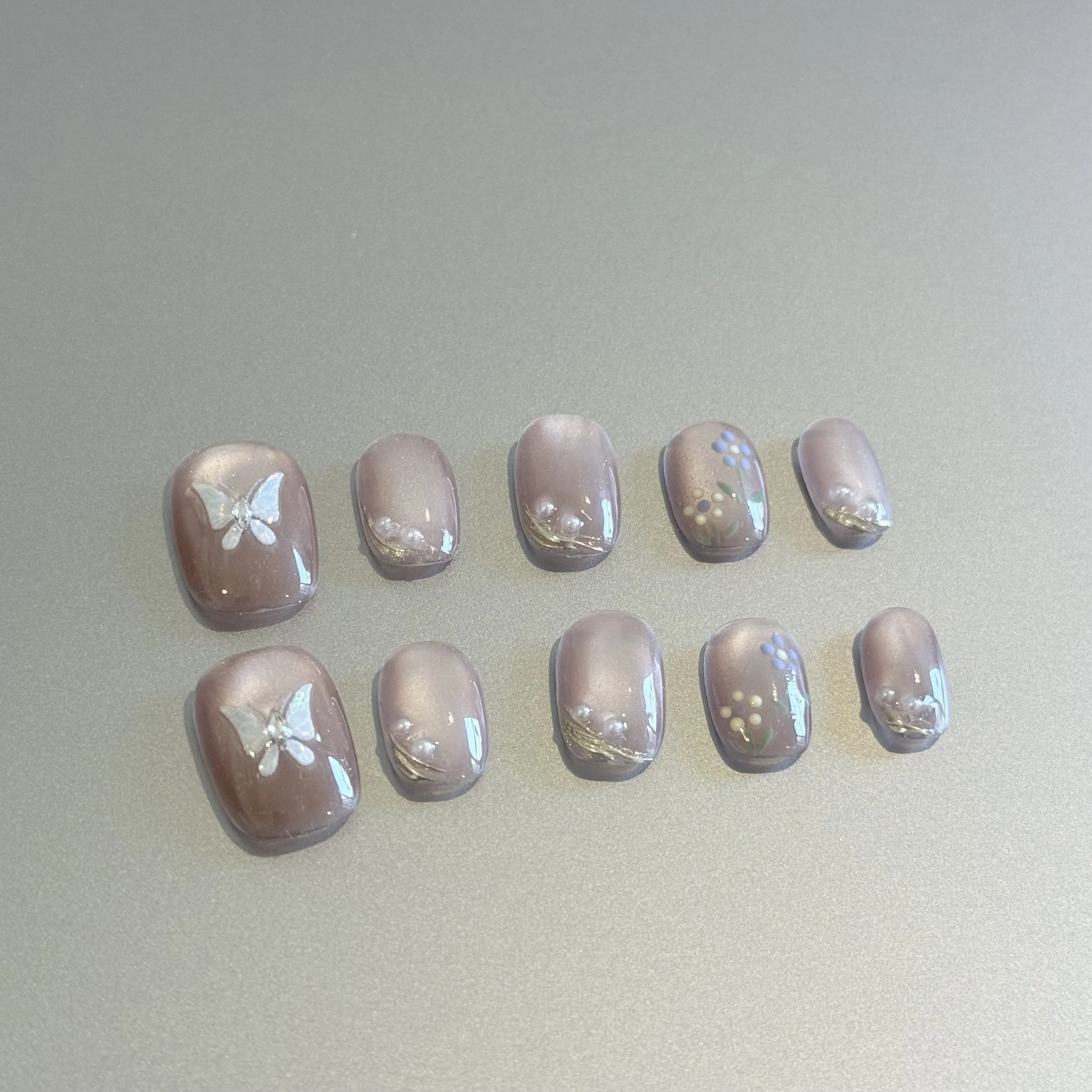 Butterfly Pearl Nail Art Set