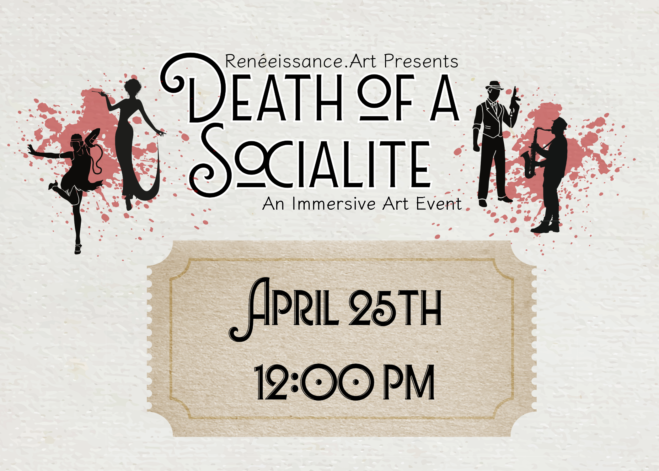 Death of a Socialite- Murder Mystery Event