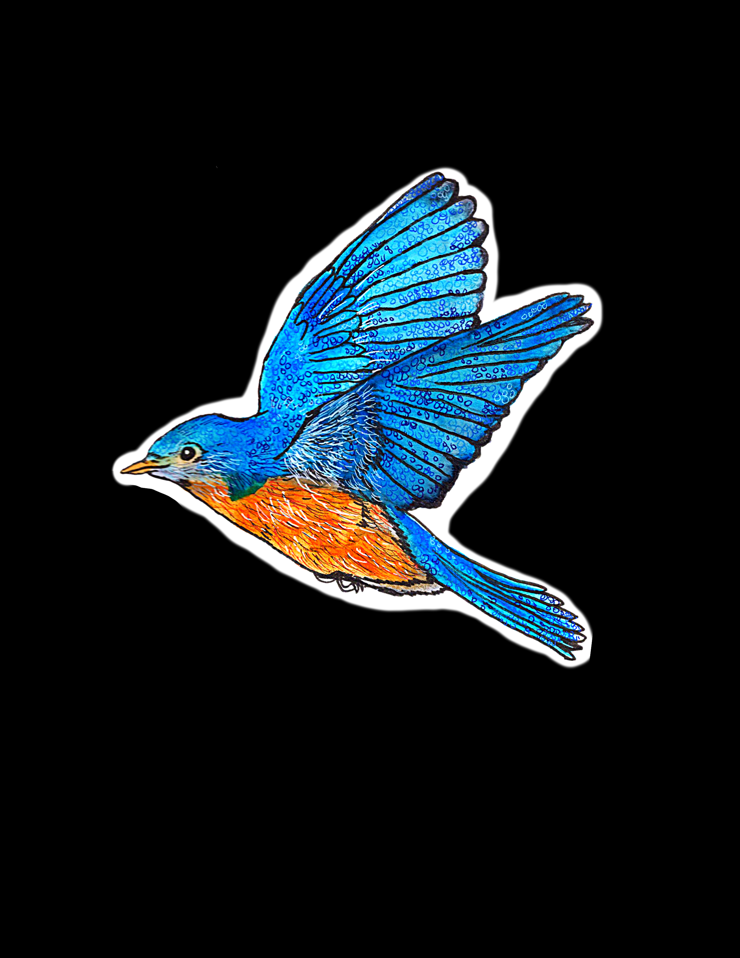 Bluebird Sticker