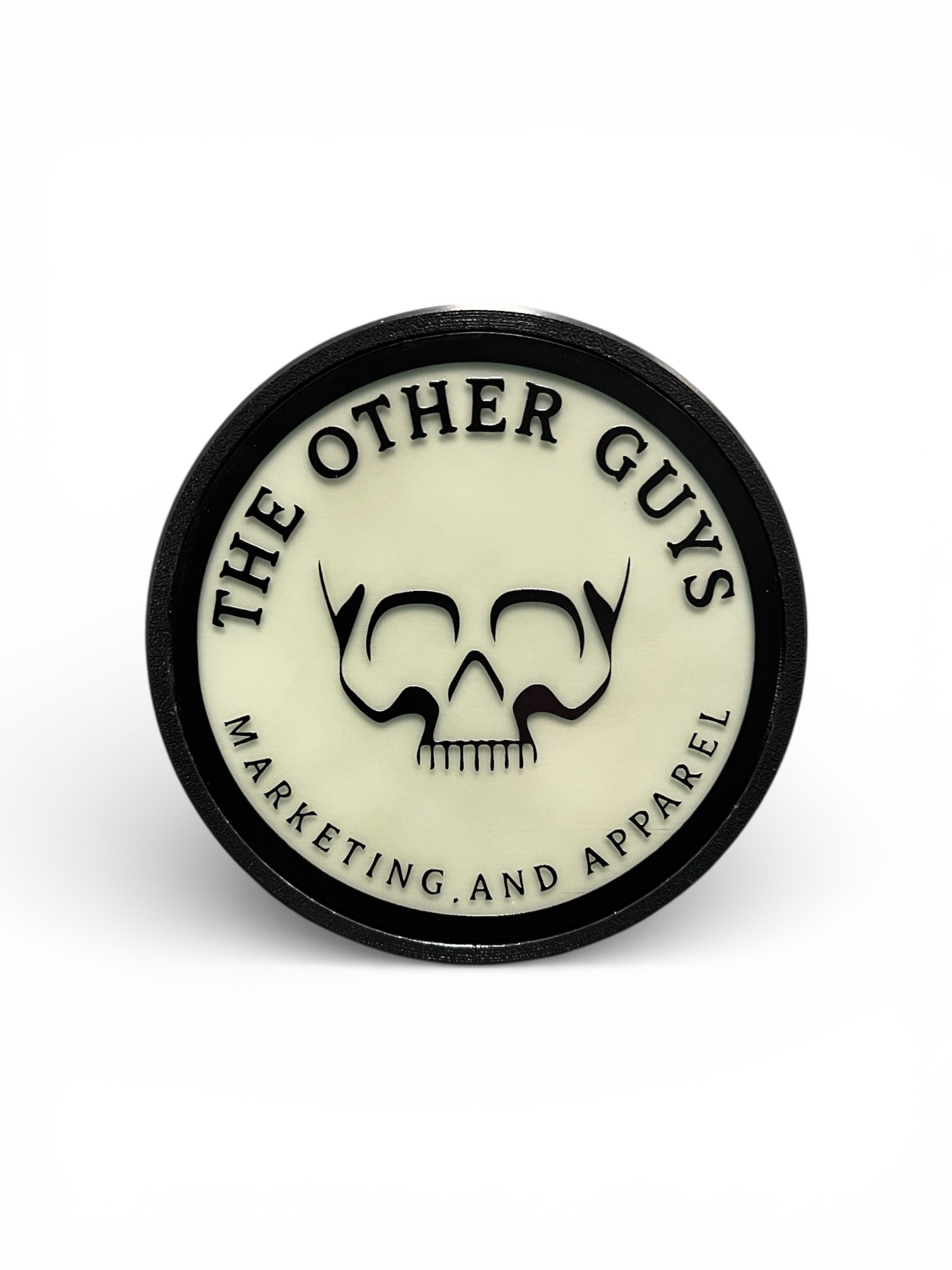 QTY 10 Hitch Cover with Customizable Acrylic Logo 4.5" Round  2" Receiver