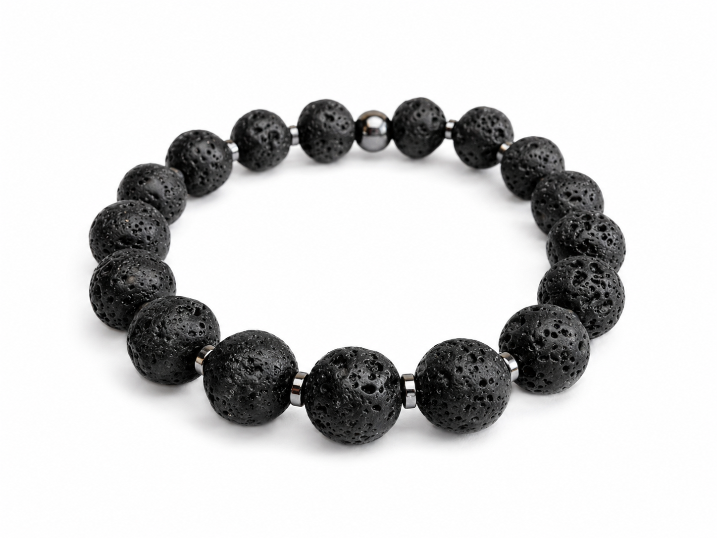 PULSERA DE PIEDRA VOLCÁNICA