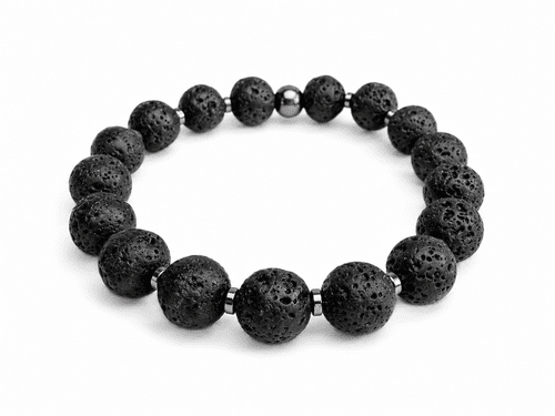 Pulsera de Piedra Volcánica