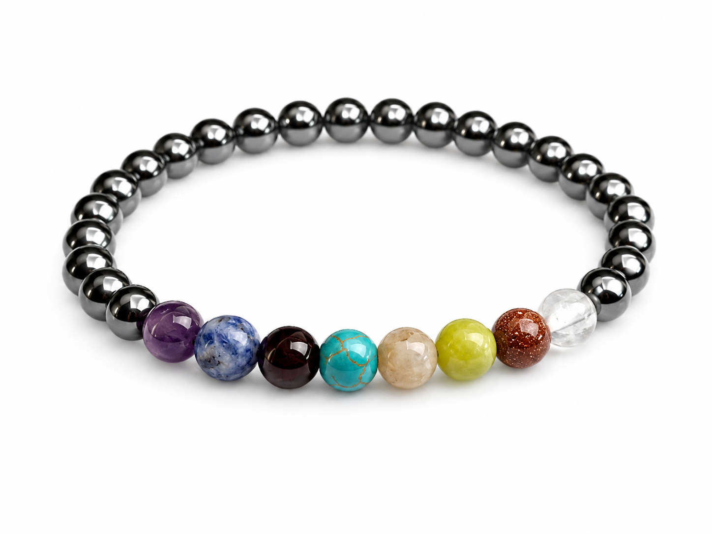 PULSERA CON CUARZOS PARA LA SALUD