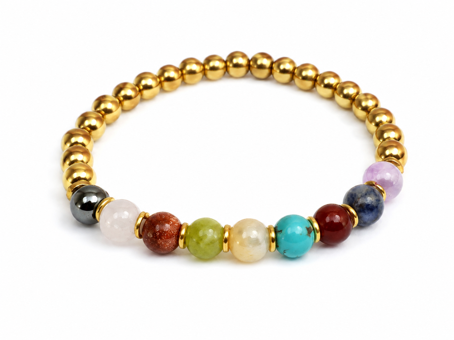 PULSERA CON CUARZOS PARA LA SALUD