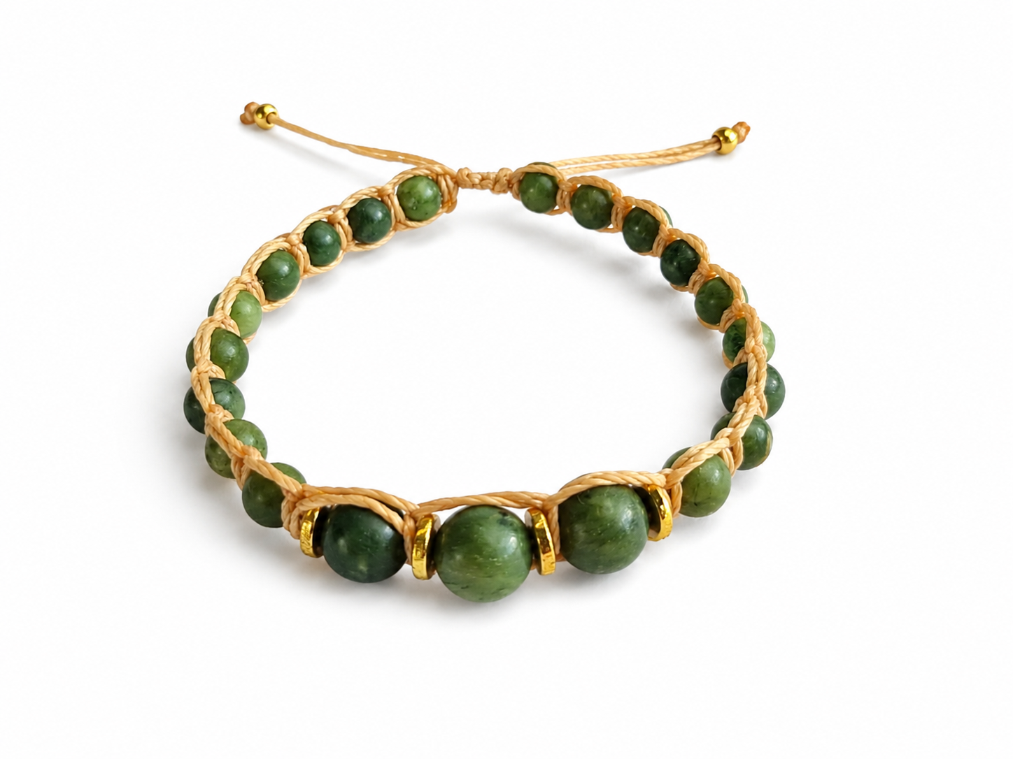 BRAZALETE TEJIDO DE JADE