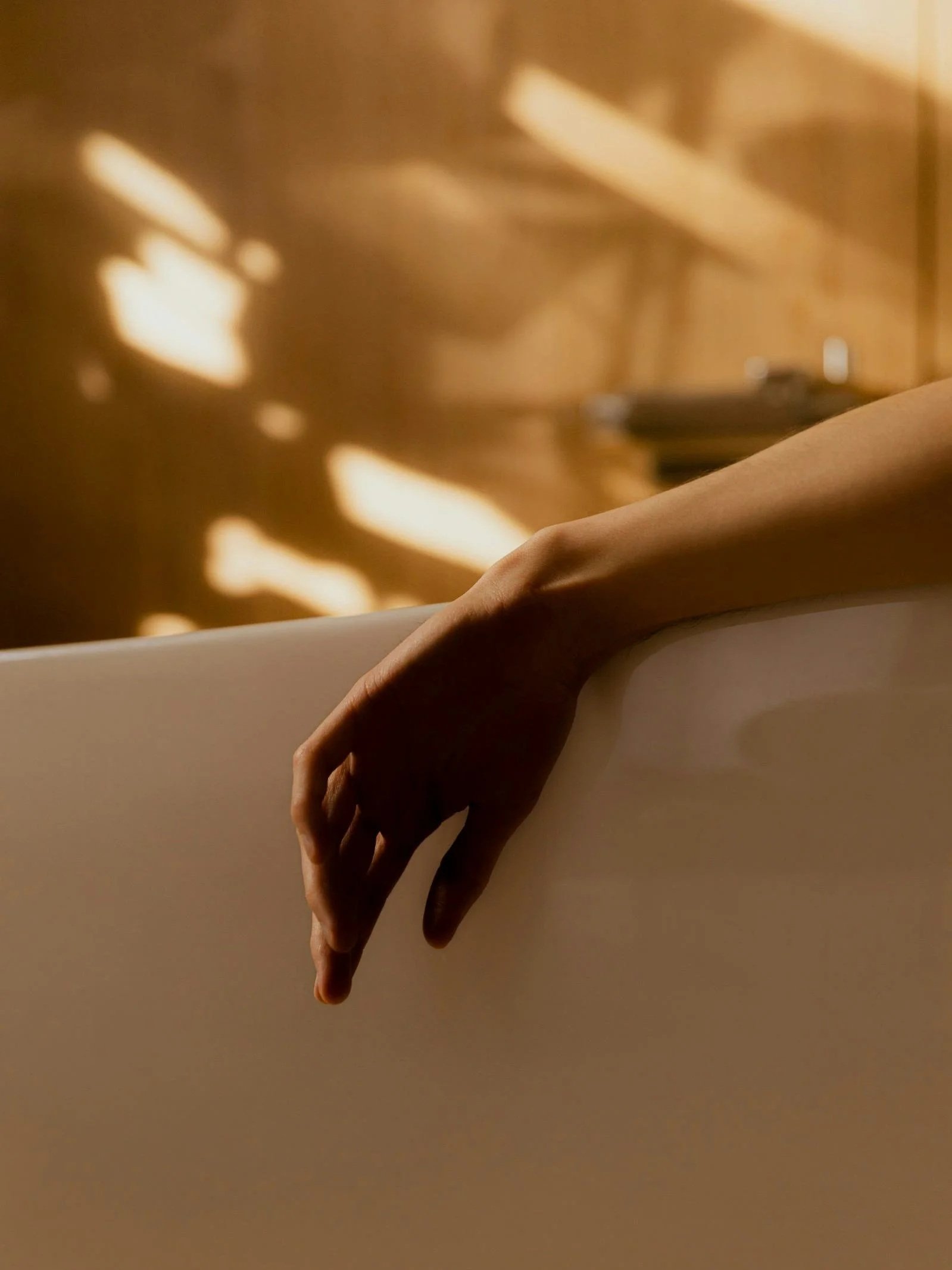 woman in cold plunge tucson